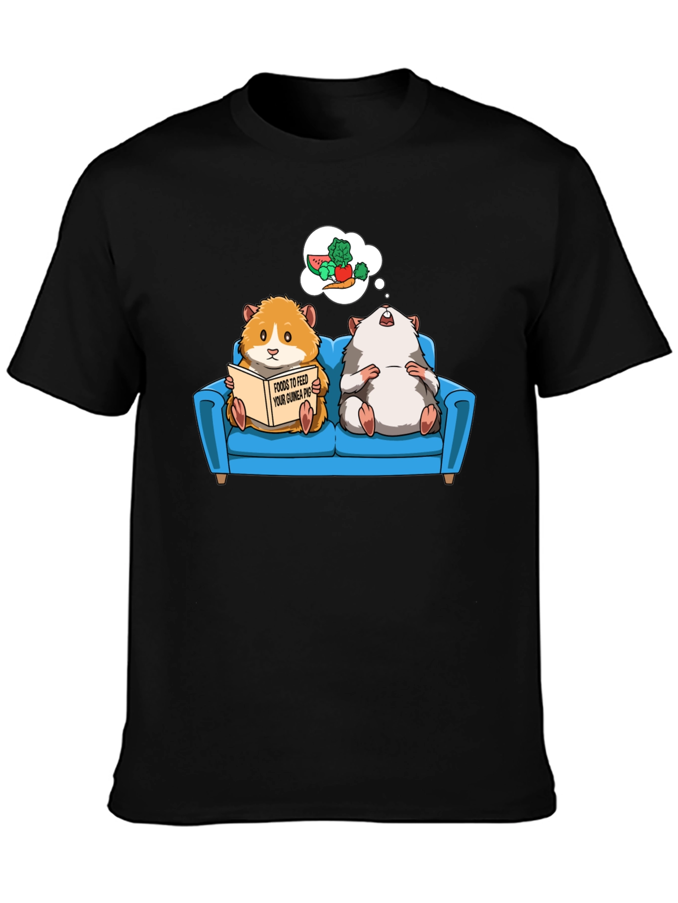 Guinea Pig T-Shirt - Food Dreams Graphic Tee