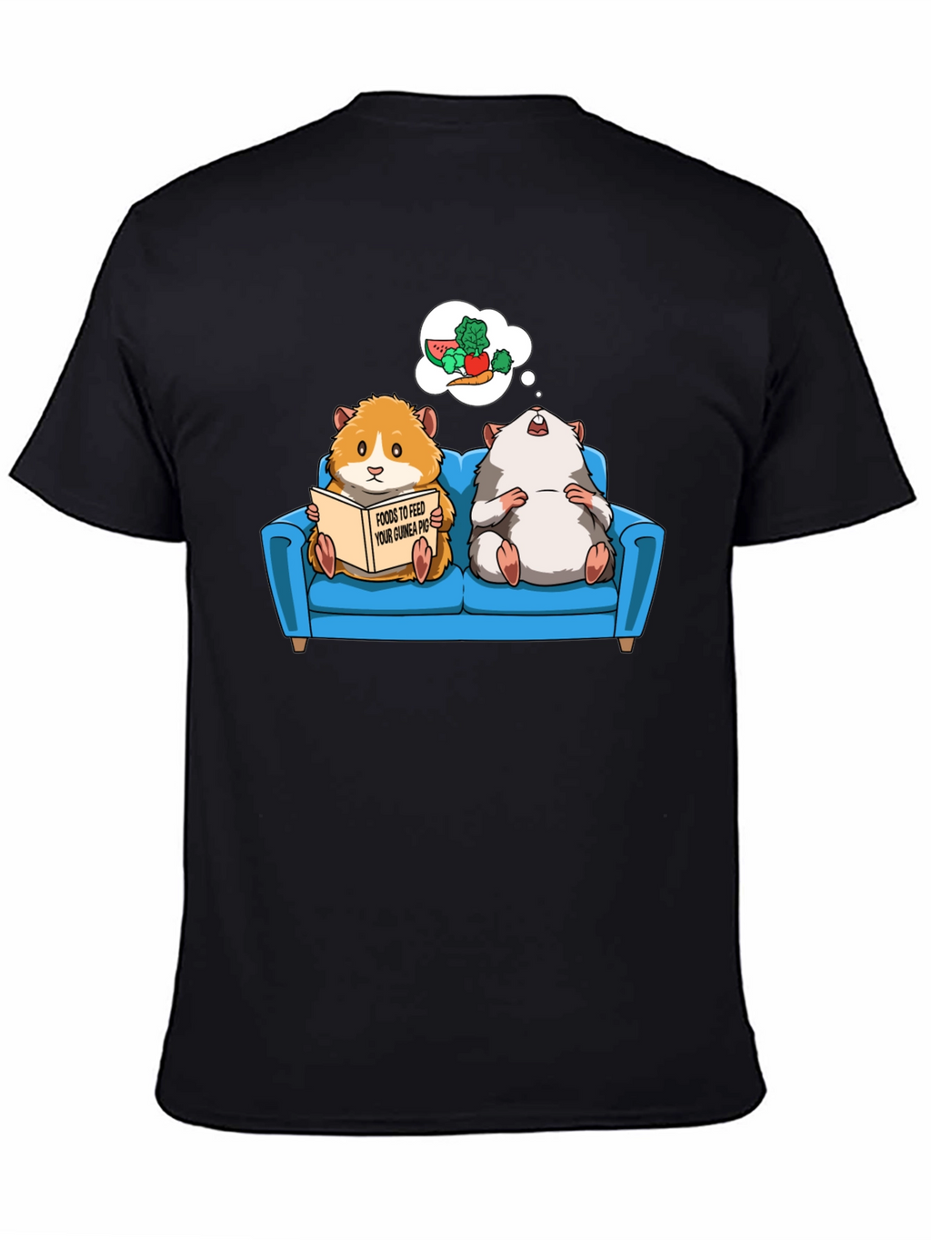 Guinea Pig T-Shirt - Food Dreams Graphic Tee