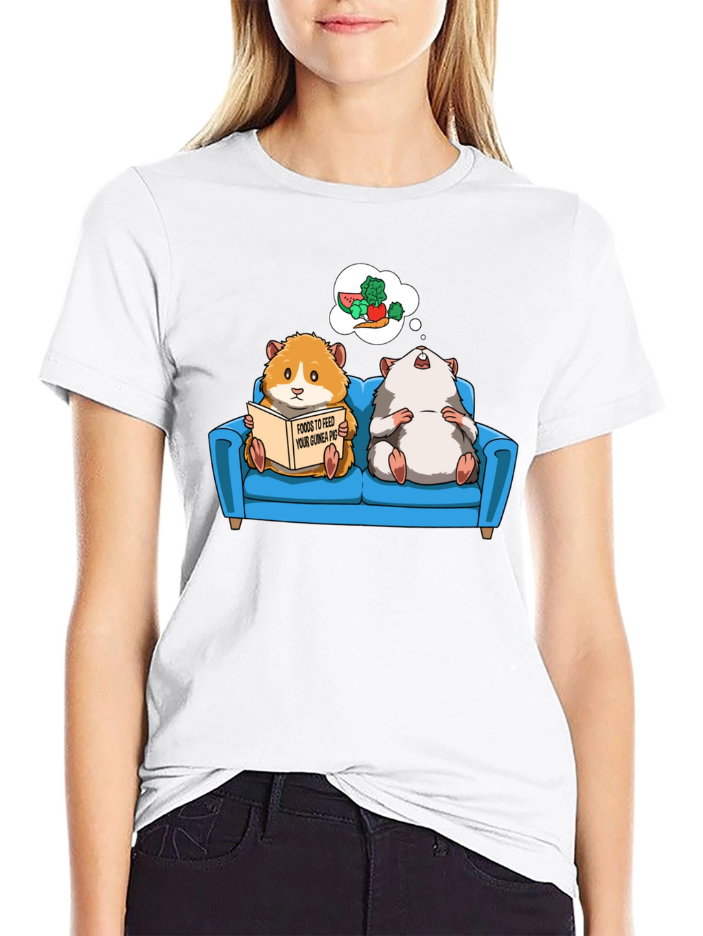 Guinea Pig T-Shirt - Food Dreams Graphic Tee