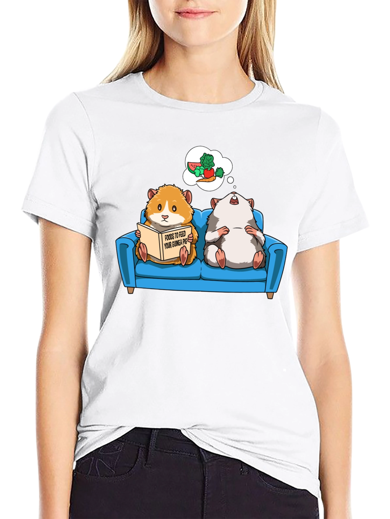 Guinea Pig T-Shirt - Food Dreams Graphic Tee