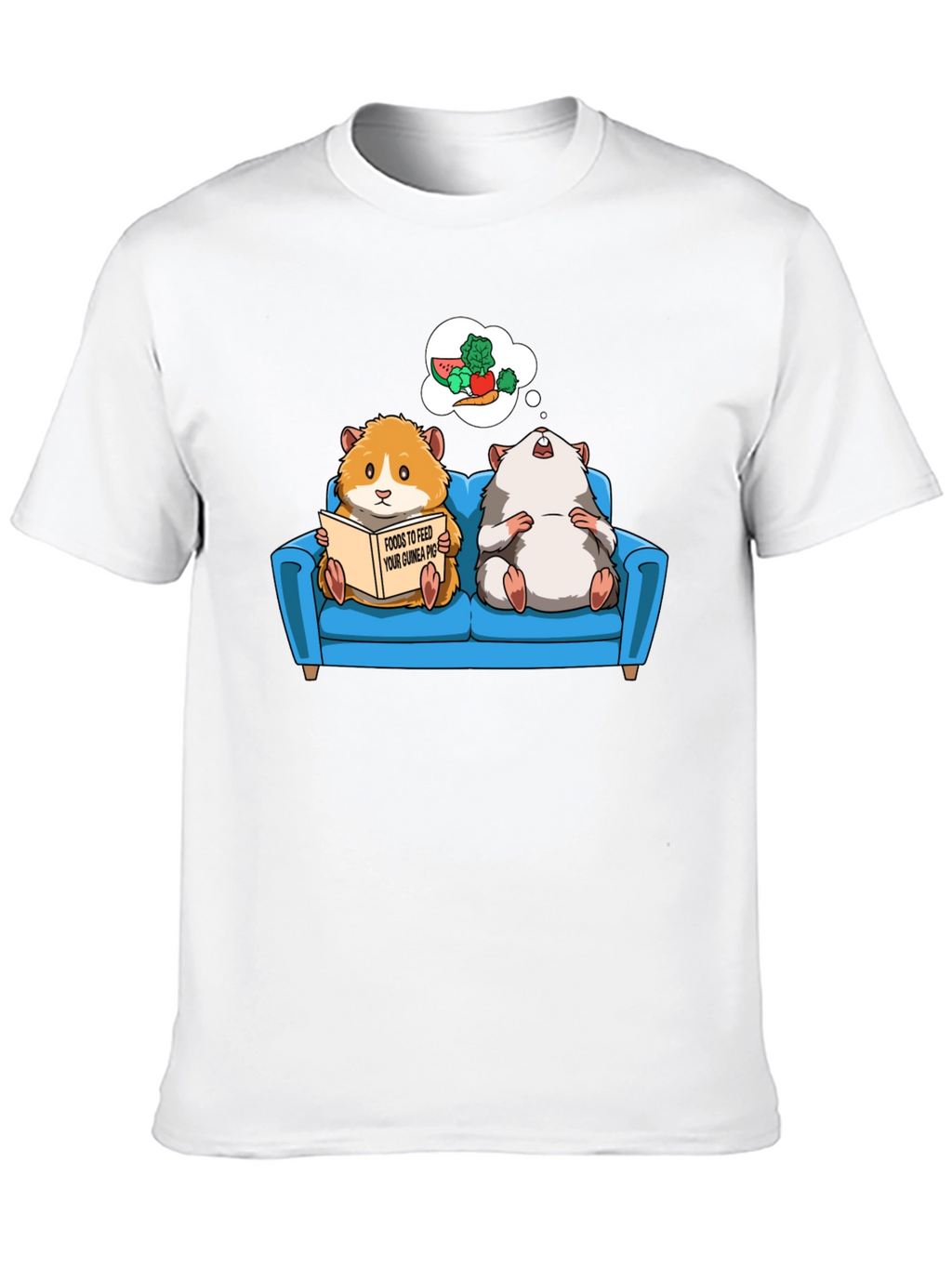 Guinea Pig T-Shirt - Food Dreams Graphic Tee