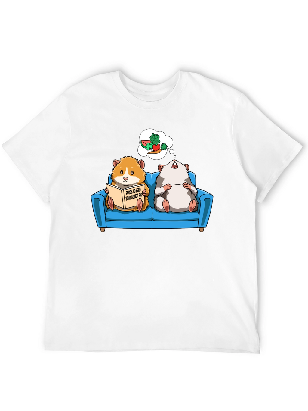 Guinea Pig T-Shirt - Food Dreams Graphic Tee