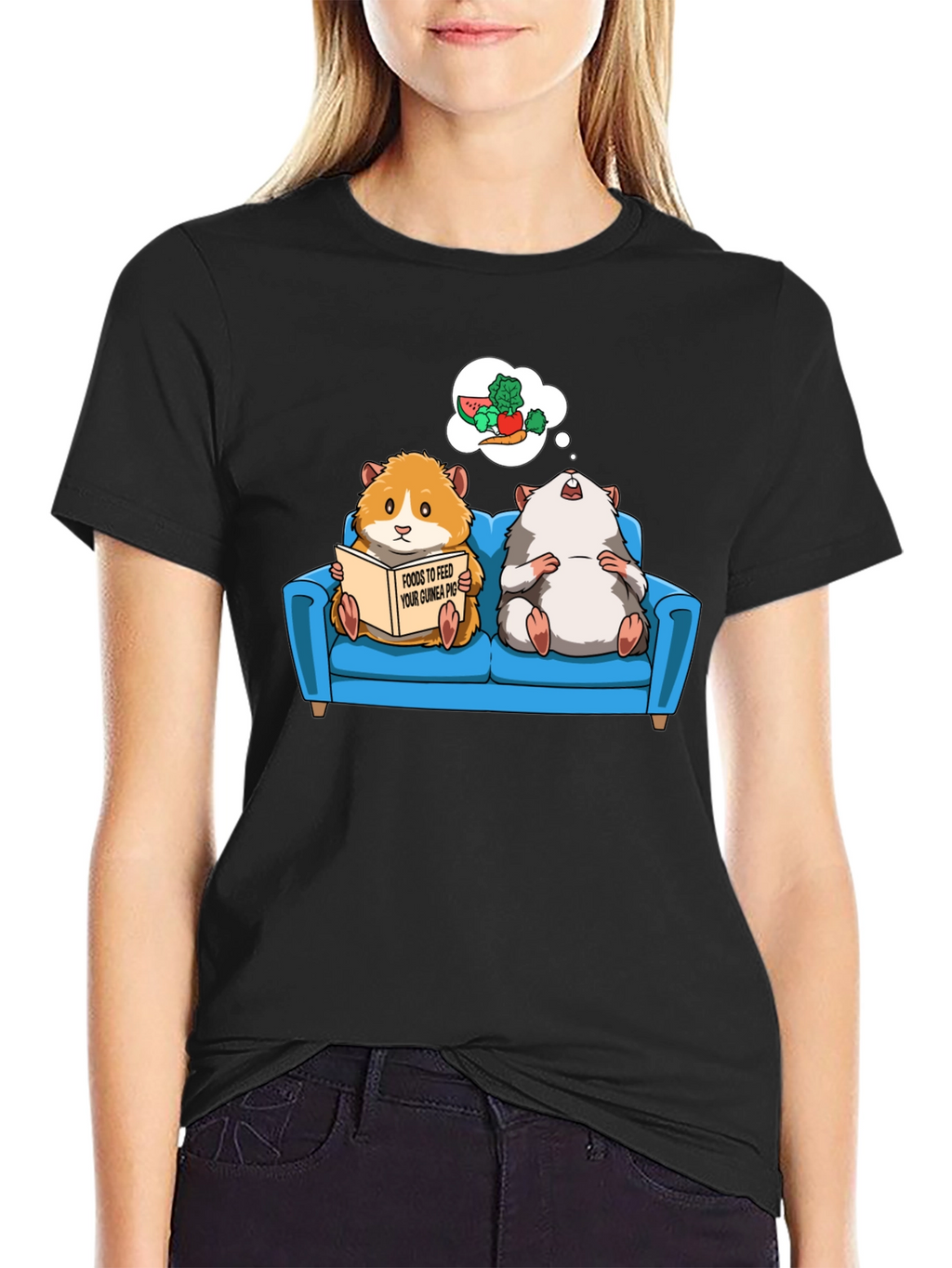 Guinea Pig T-Shirt - Food Dreams Graphic Tee