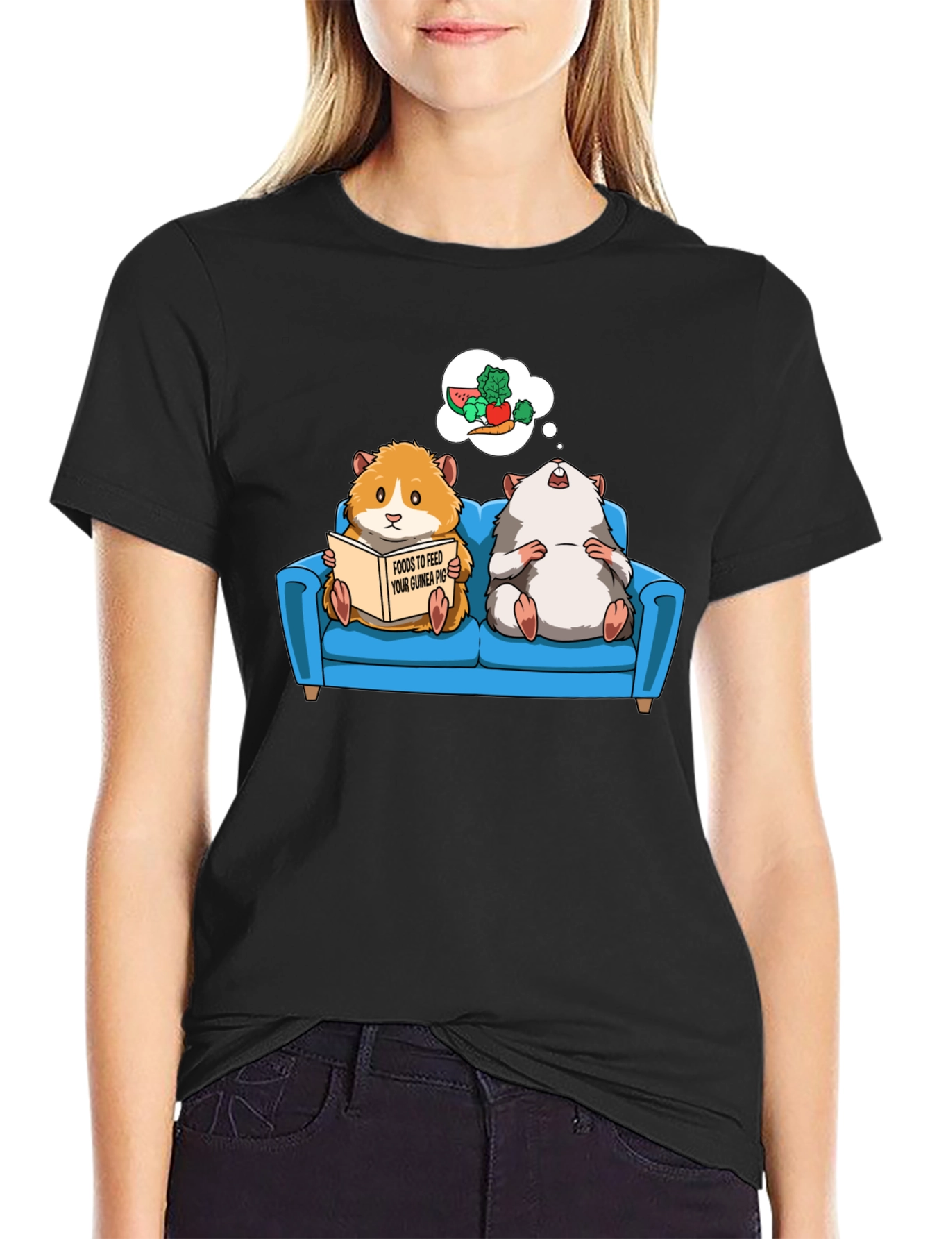 Guinea Pig T-Shirt - Food Dreams Graphic Tee