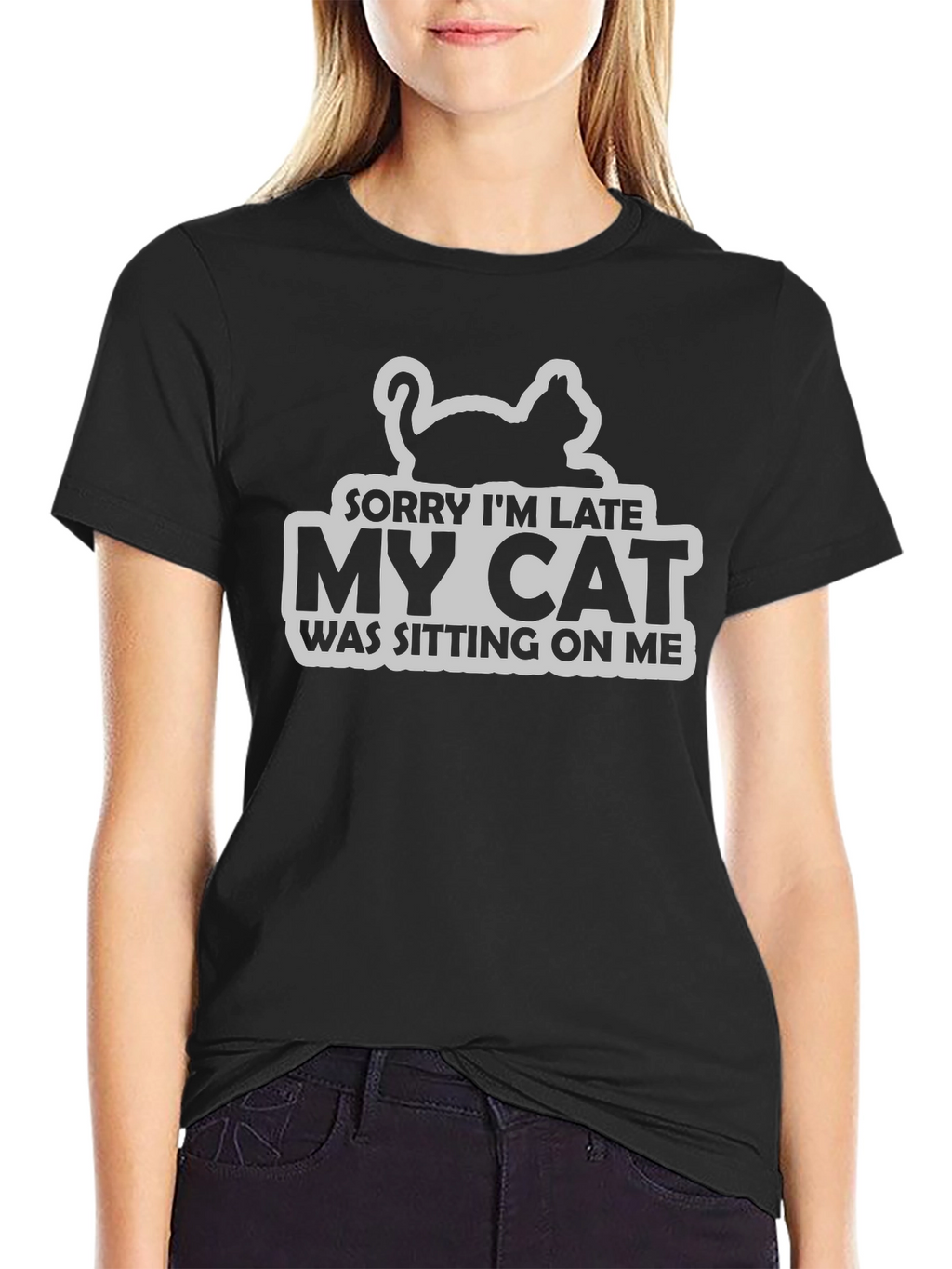 Sorry Im Late My Cat T-Shirt