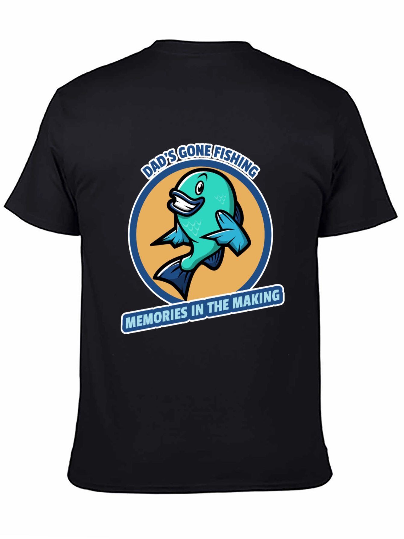 Dads Gone Fishing Graphic T-Shirt