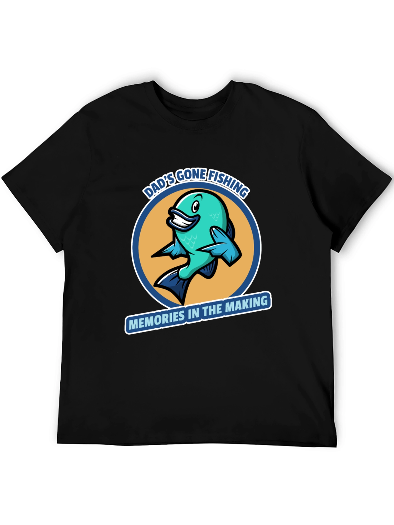 Dads Gone Fishing Graphic T-Shirt