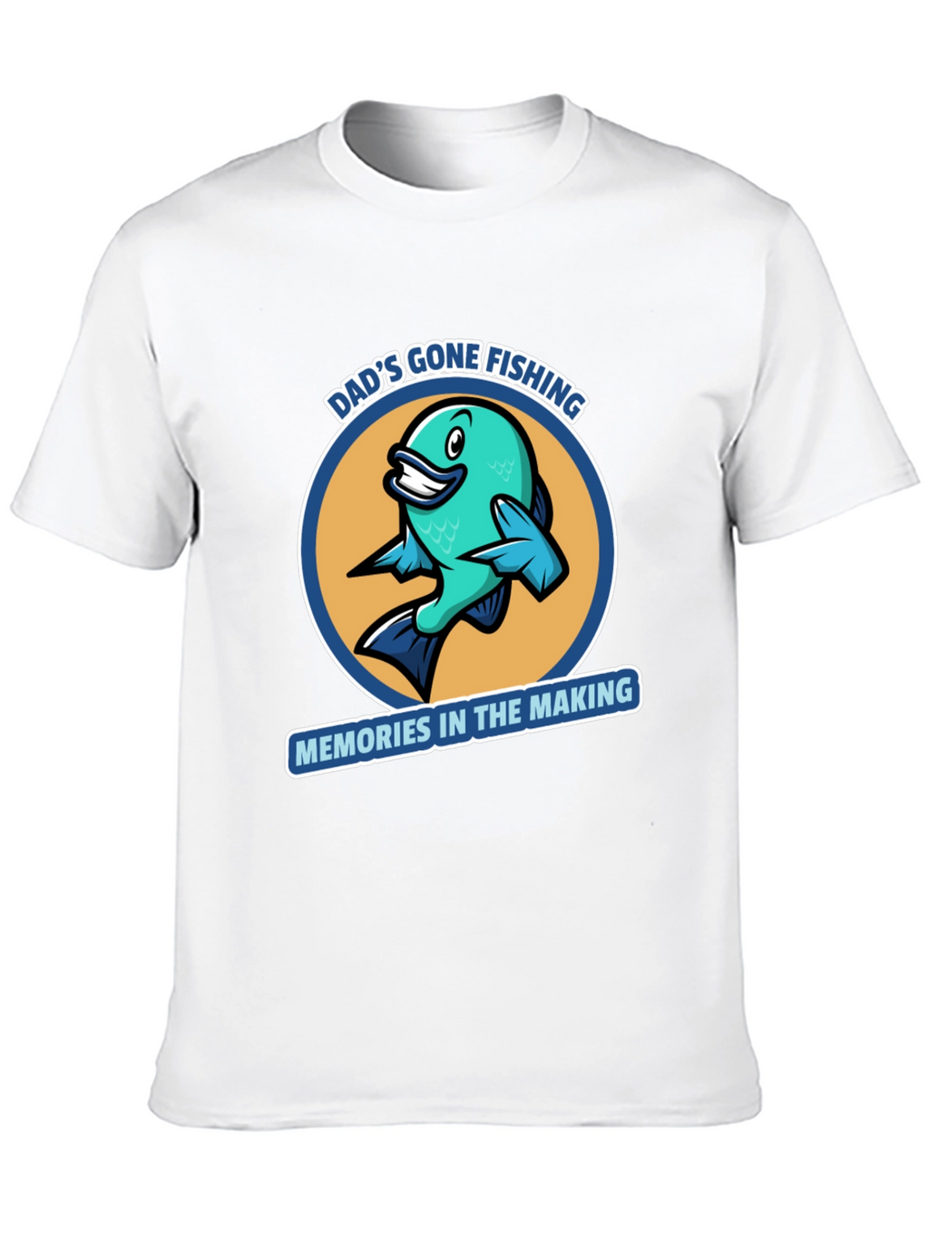 Dads Gone Fishing Graphic T-Shirt