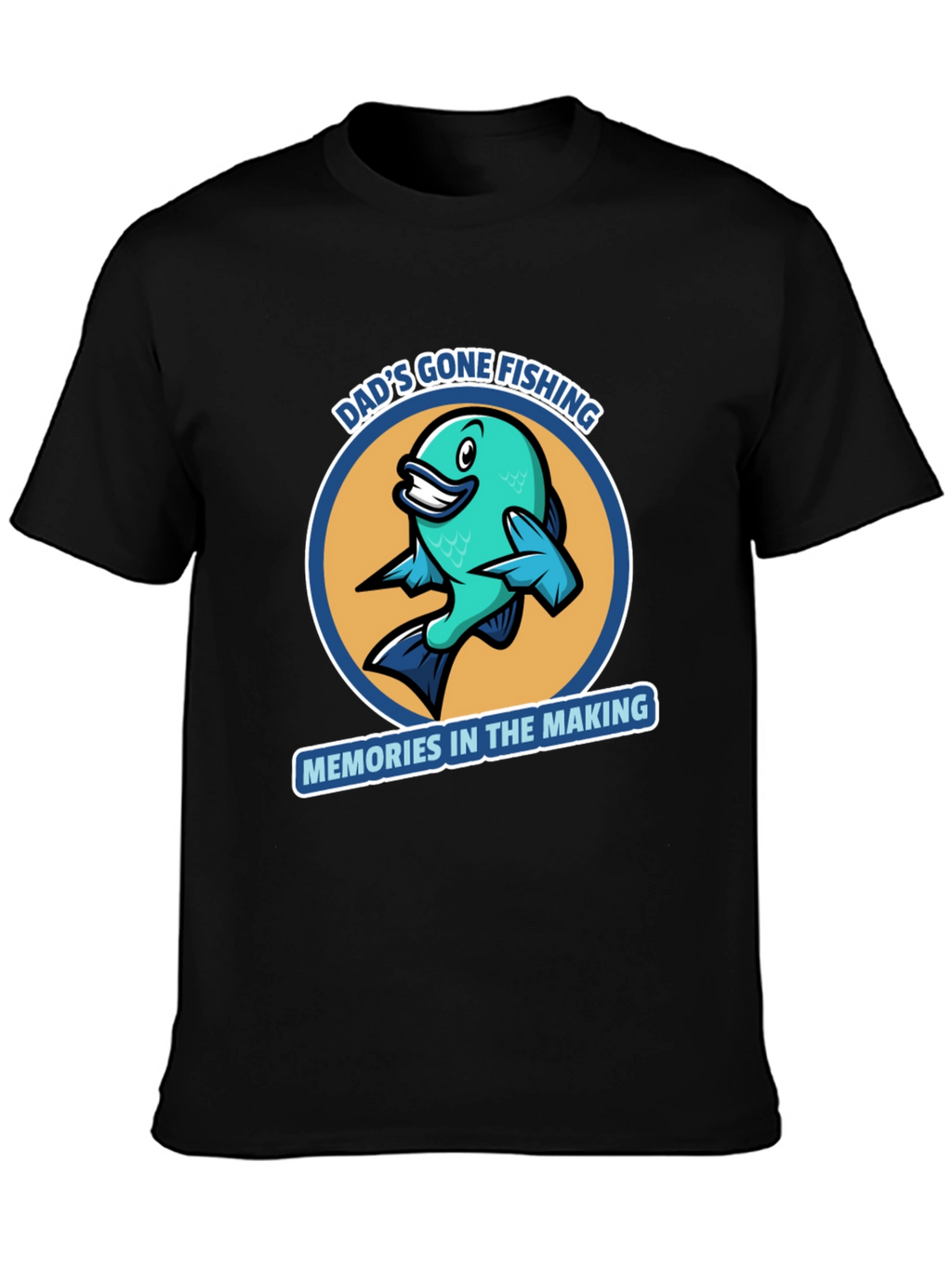 Dads Gone Fishing Graphic T-Shirt