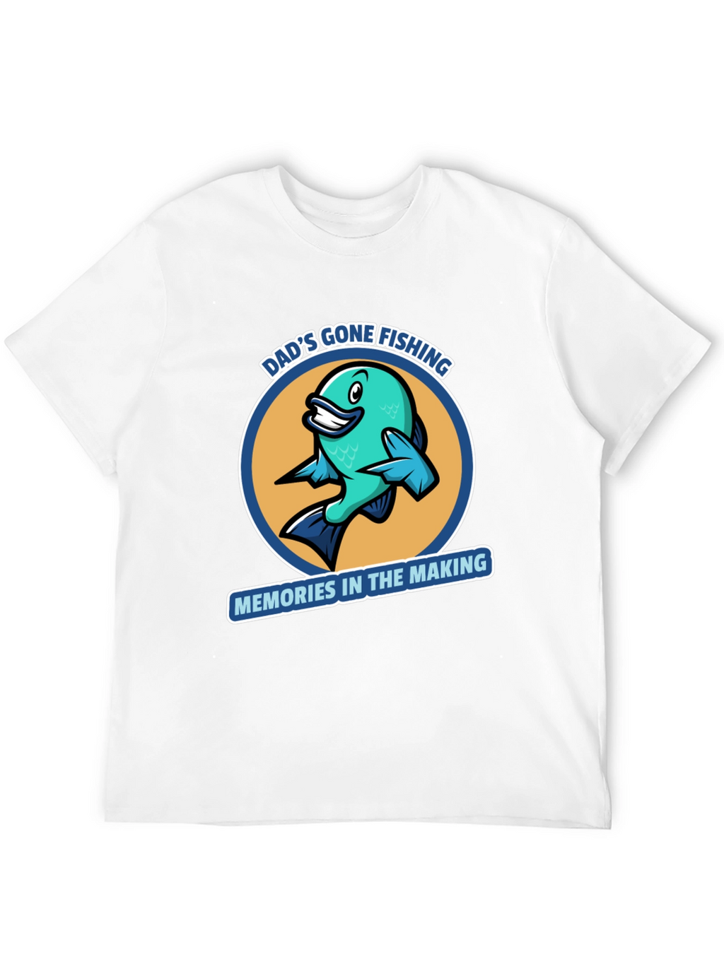 Dads Gone Fishing Graphic T-Shirt