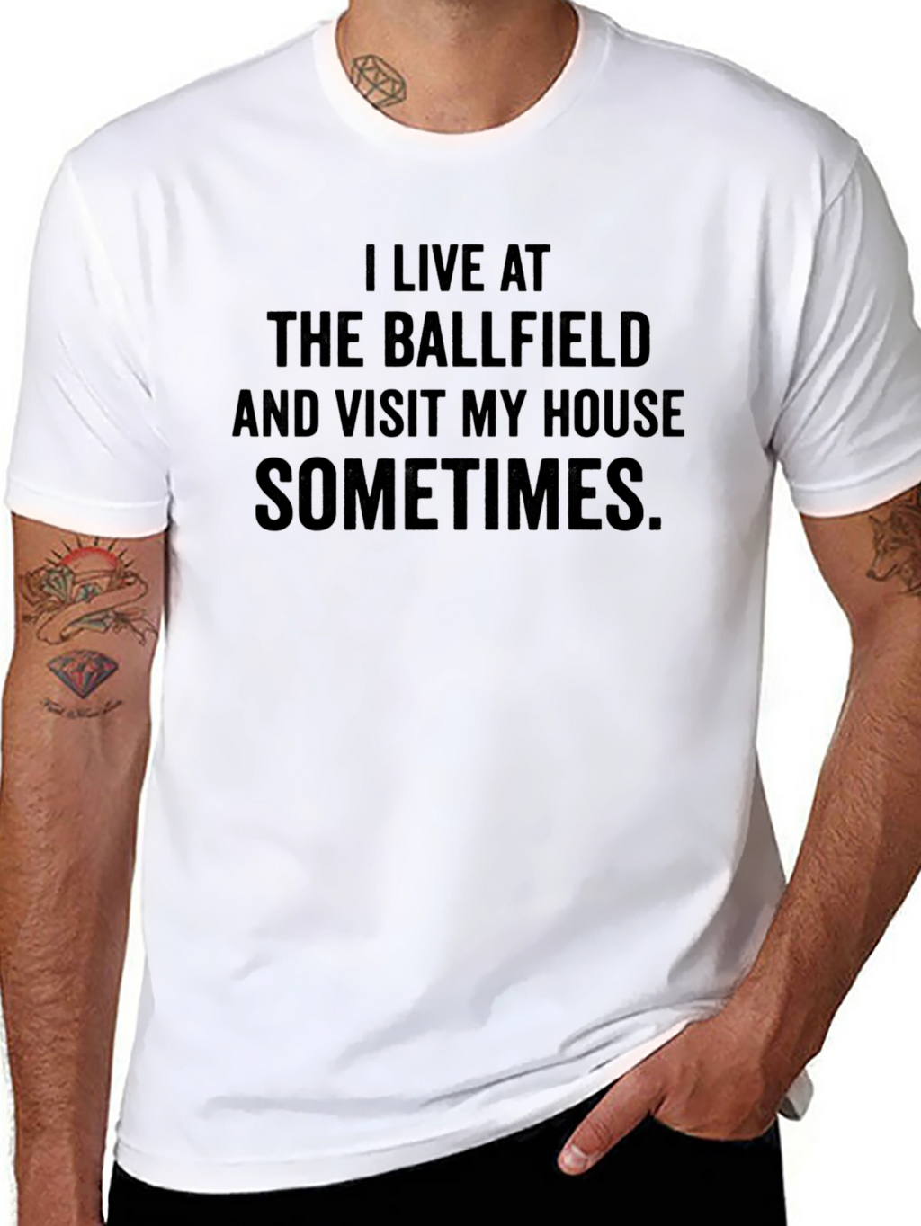 Ballfield Life T-Shirt - Baseball Fan Tee