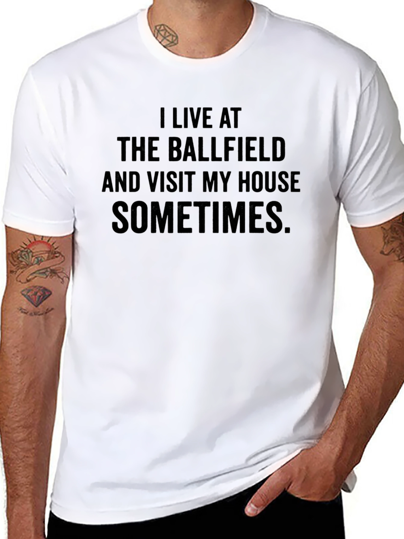Ballfield Life T-Shirt - Baseball Fan Tee