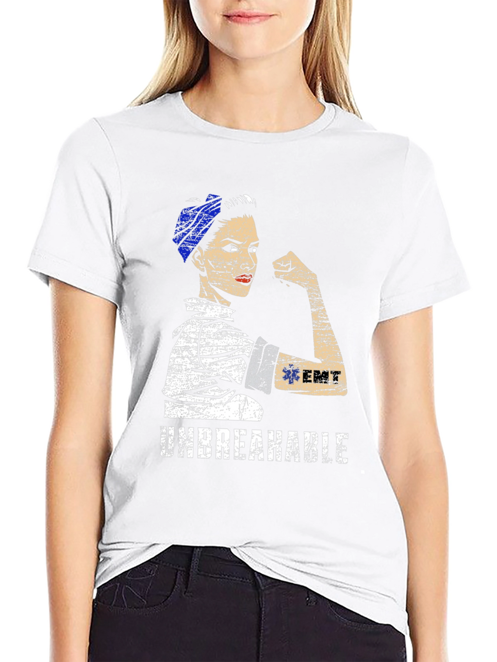 Unbreakable EMT Rosie the Riveter T-Shirt