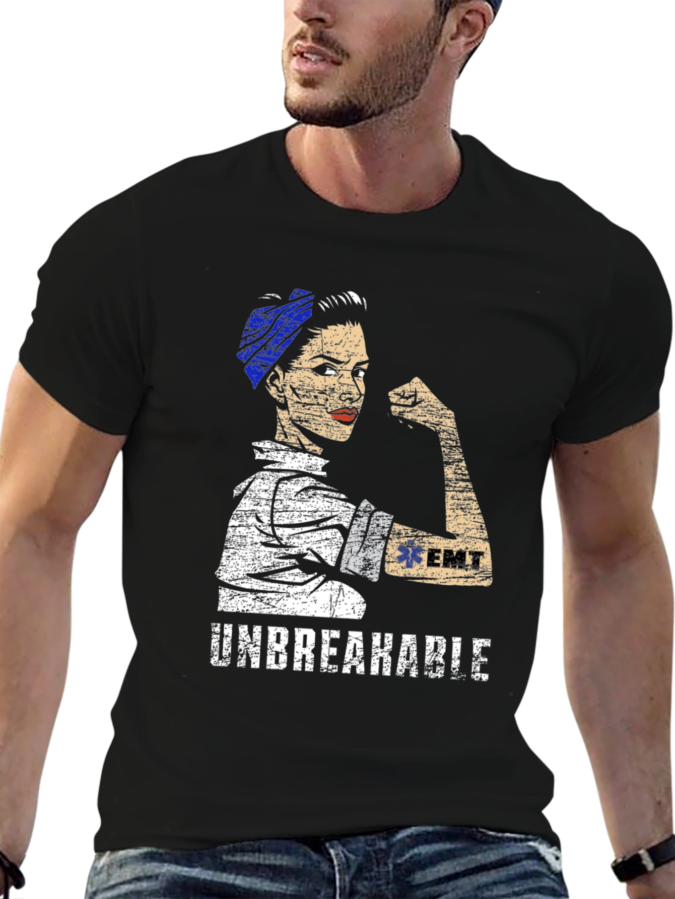 Unbreakable EMT Rosie the Riveter T-Shirt
