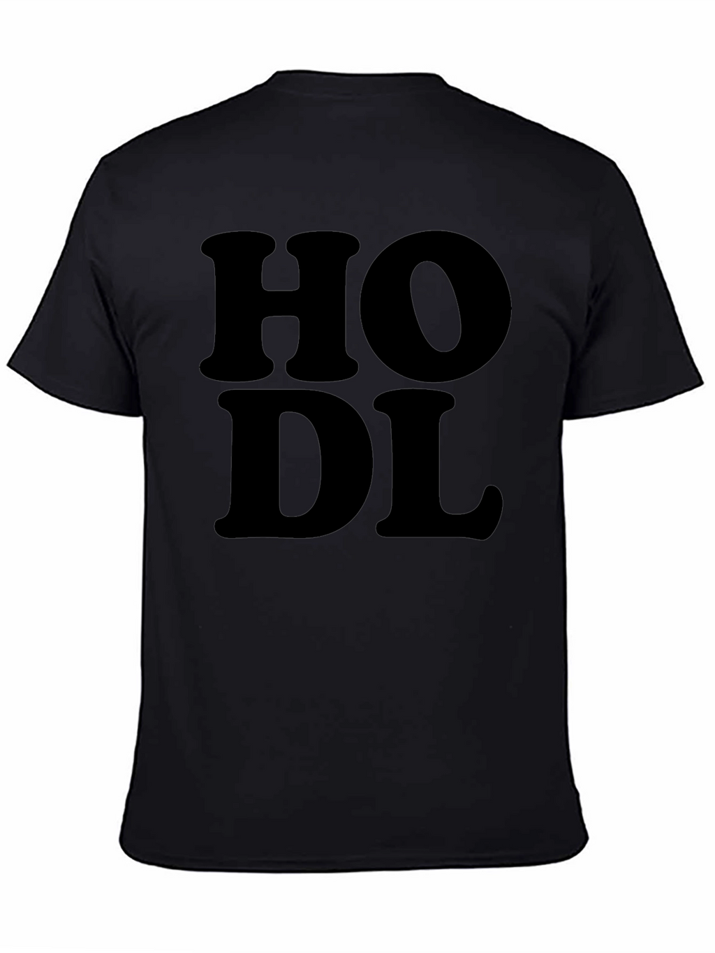 HODL Black Crypto T-Shirt - Bold Graphic Tee