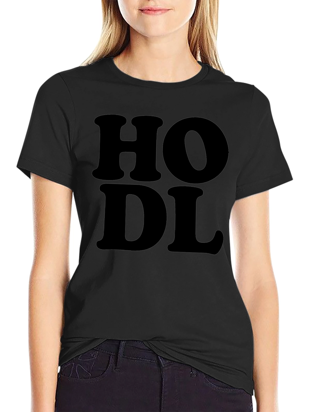HODL Black Crypto T-Shirt - Bold Graphic Tee
