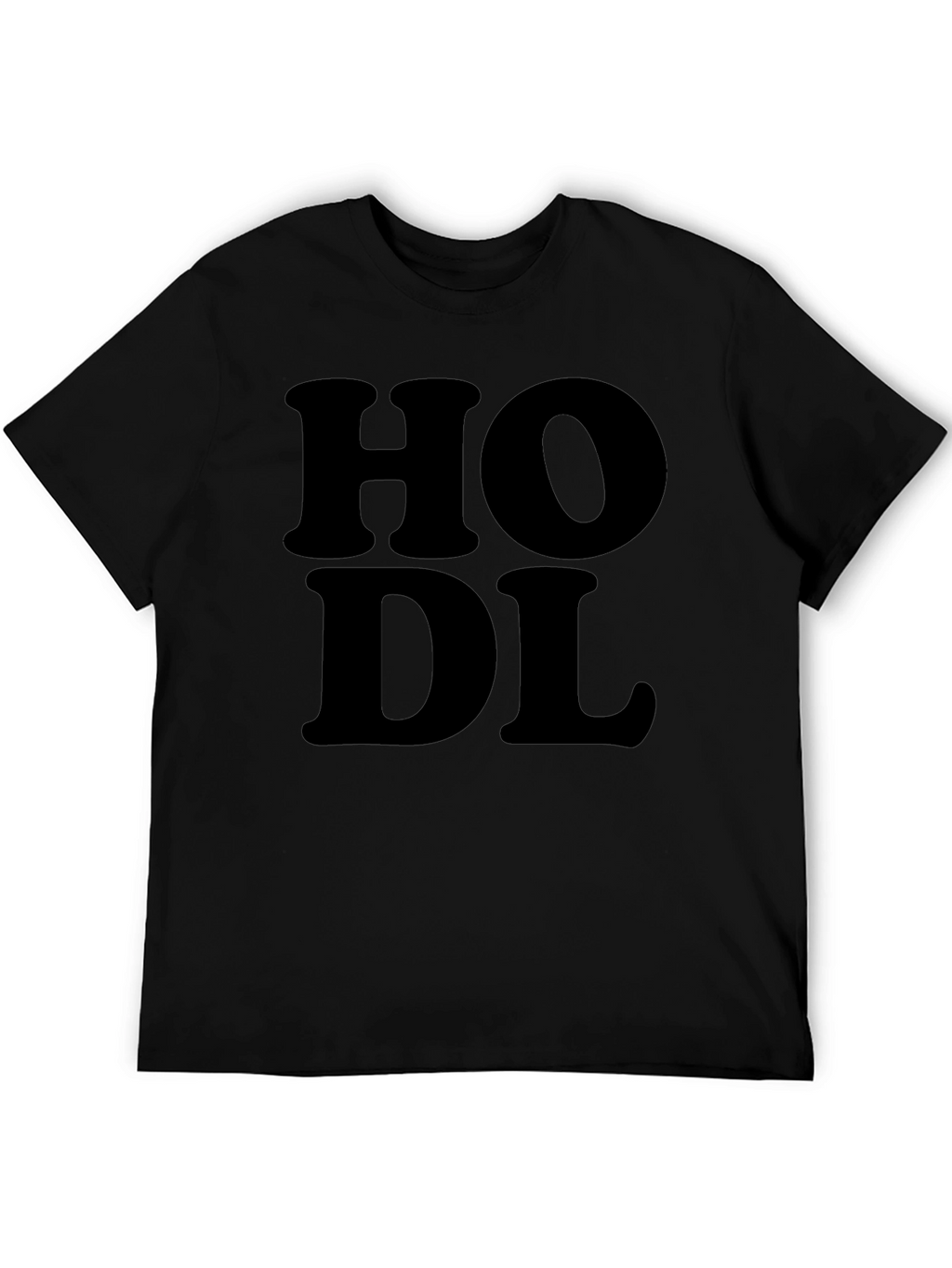 HODL Black Crypto T-Shirt - Bold Graphic Tee