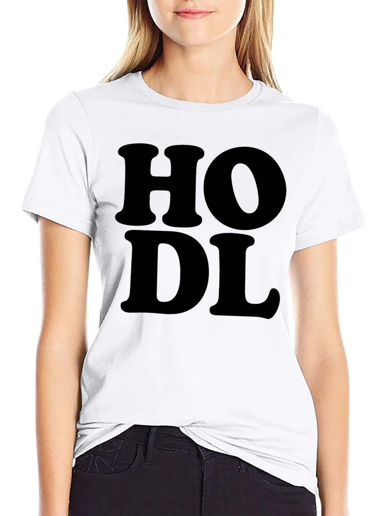 HODL Black Crypto T-Shirt - Bold Graphic Tee