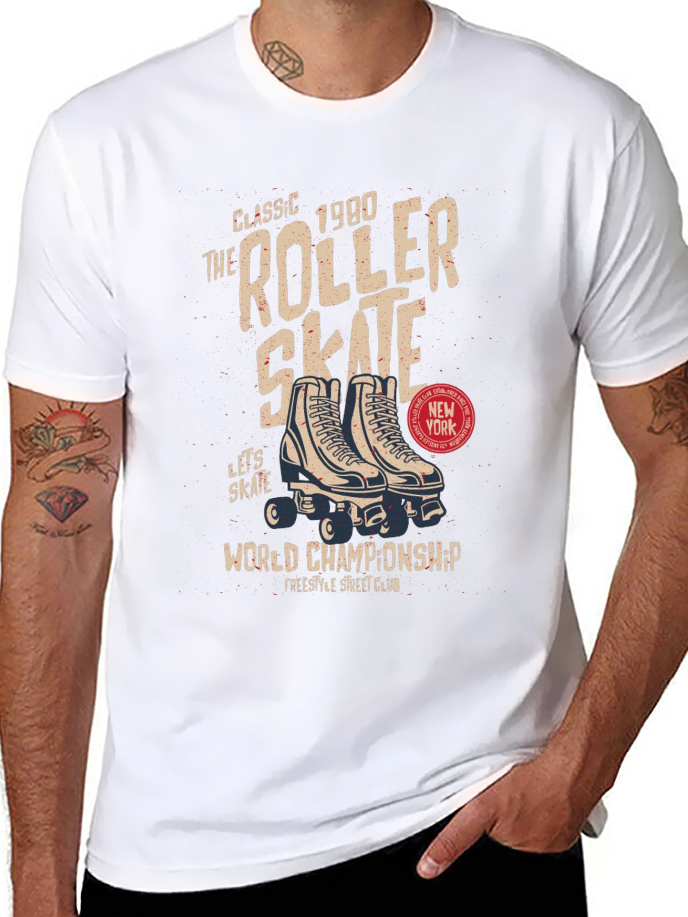 Classic 1980 Roller Skate T-Shirt