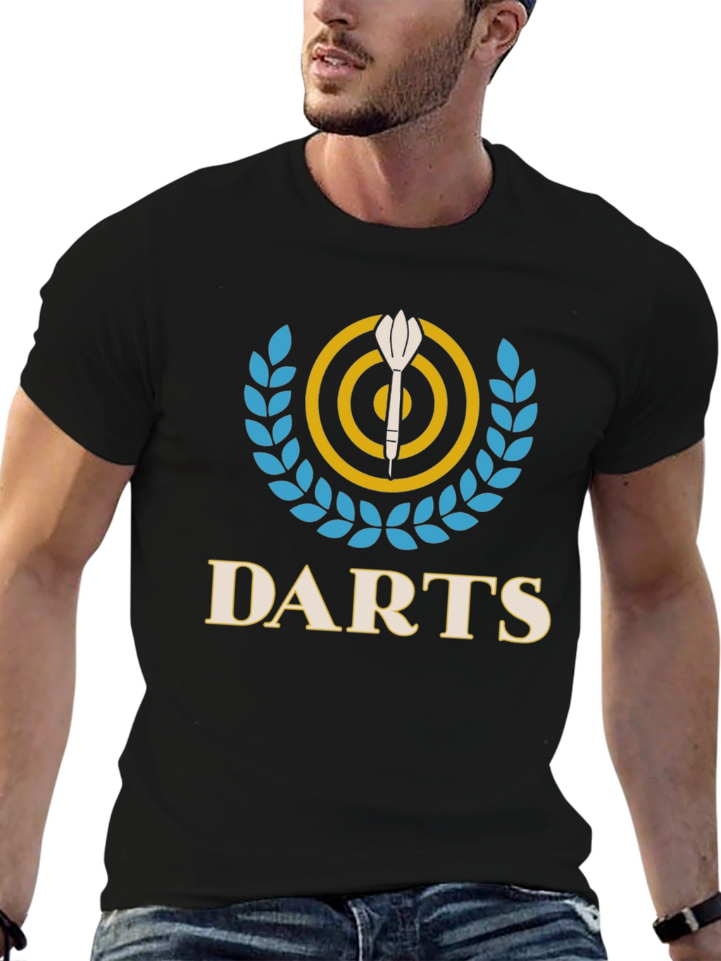 Darts Graphic Tee - Target & Laurel Wreath