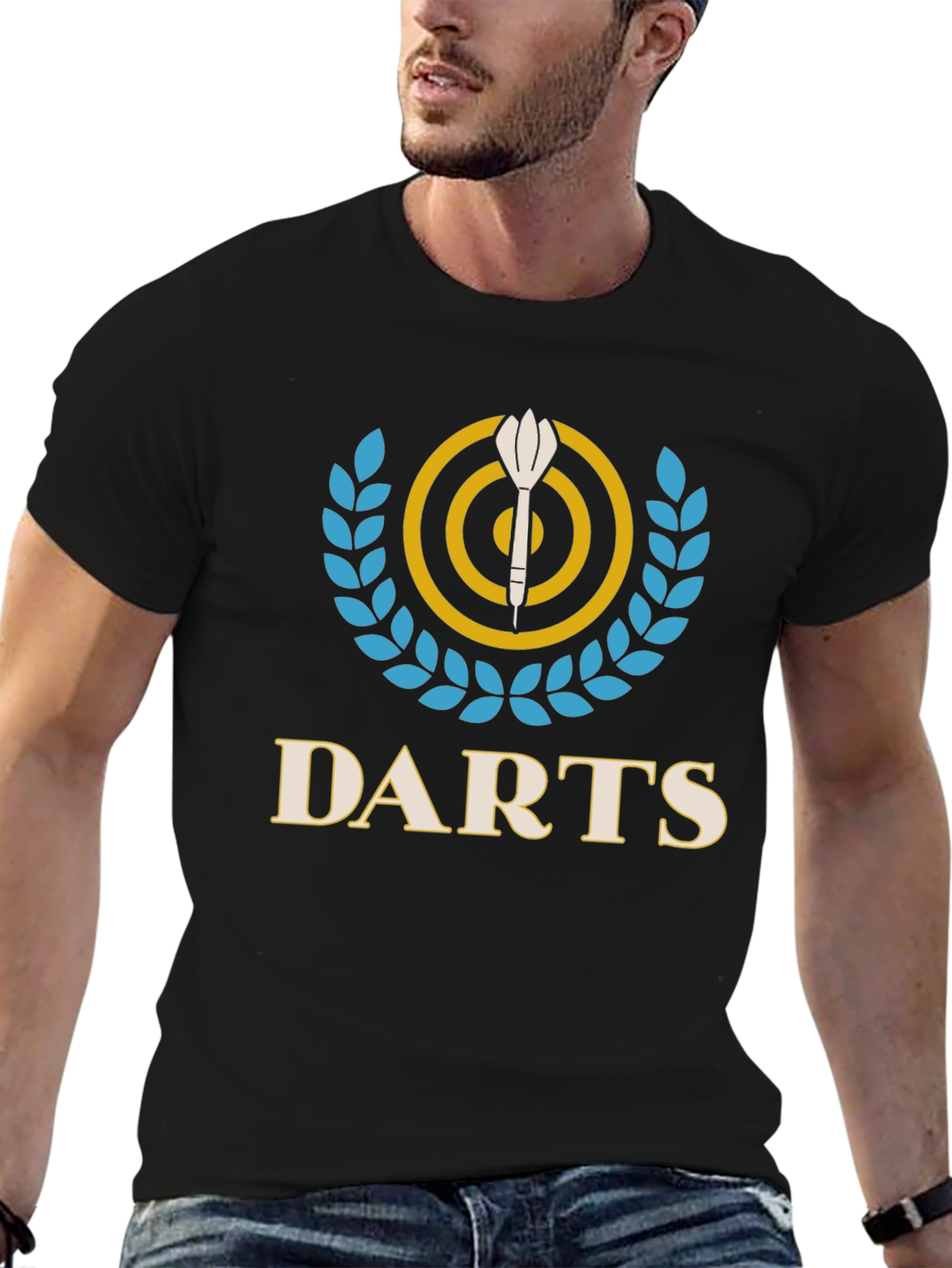Darts Graphic Tee - Target & Laurel Wreath
