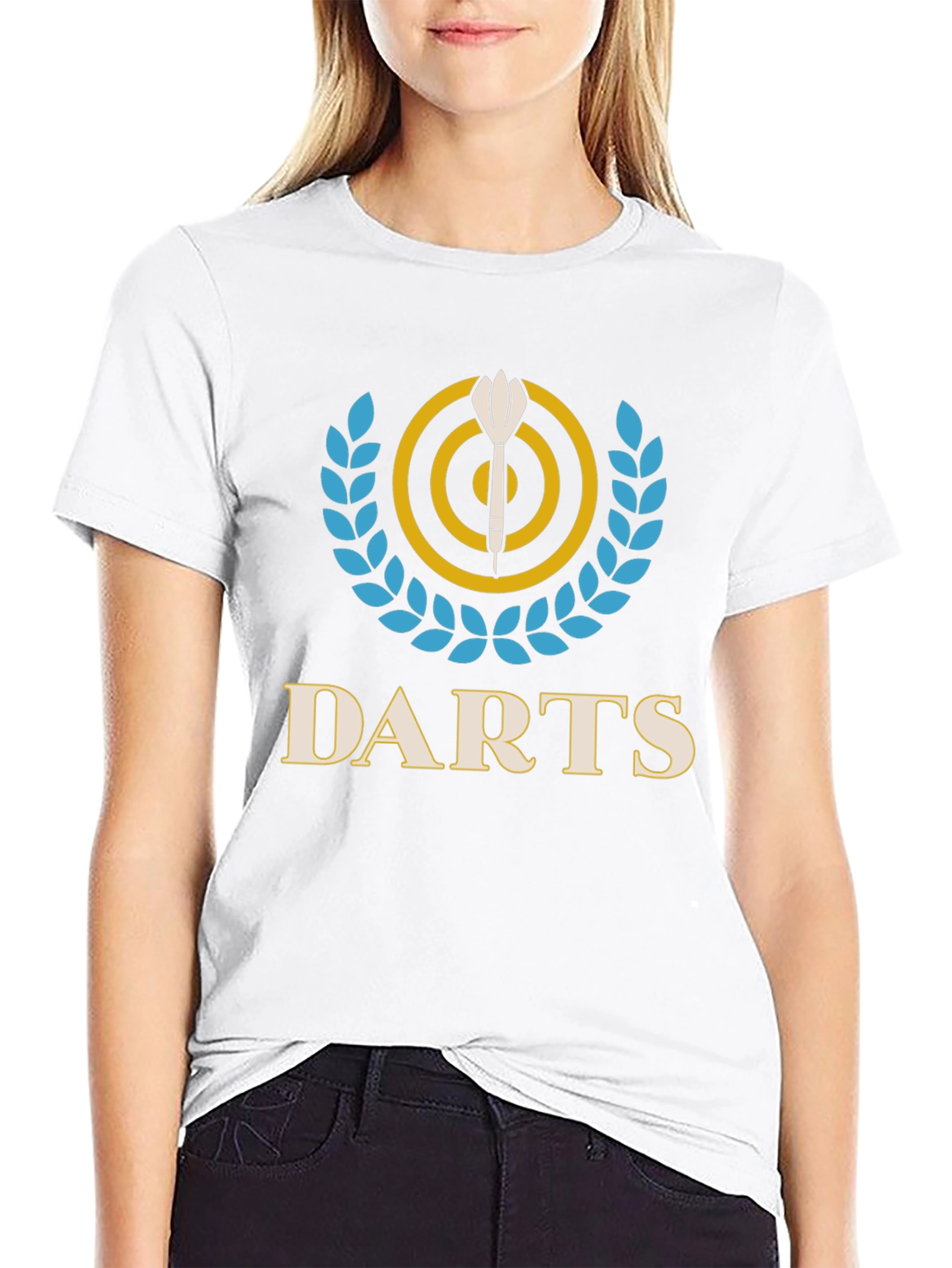 Darts Graphic Tee - Target & Laurel Wreath