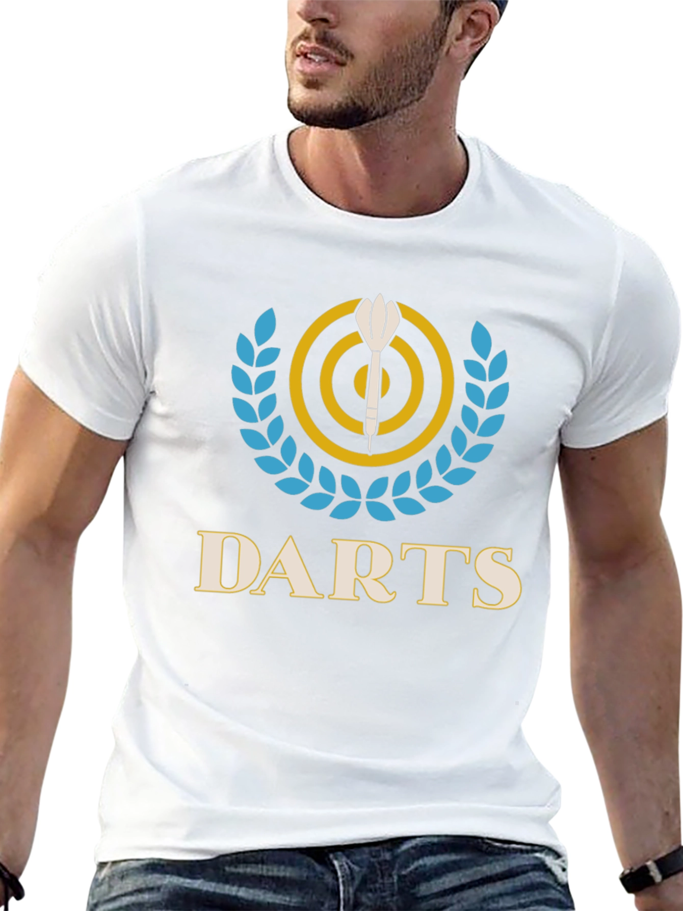Darts Graphic Tee - Target & Laurel Wreath