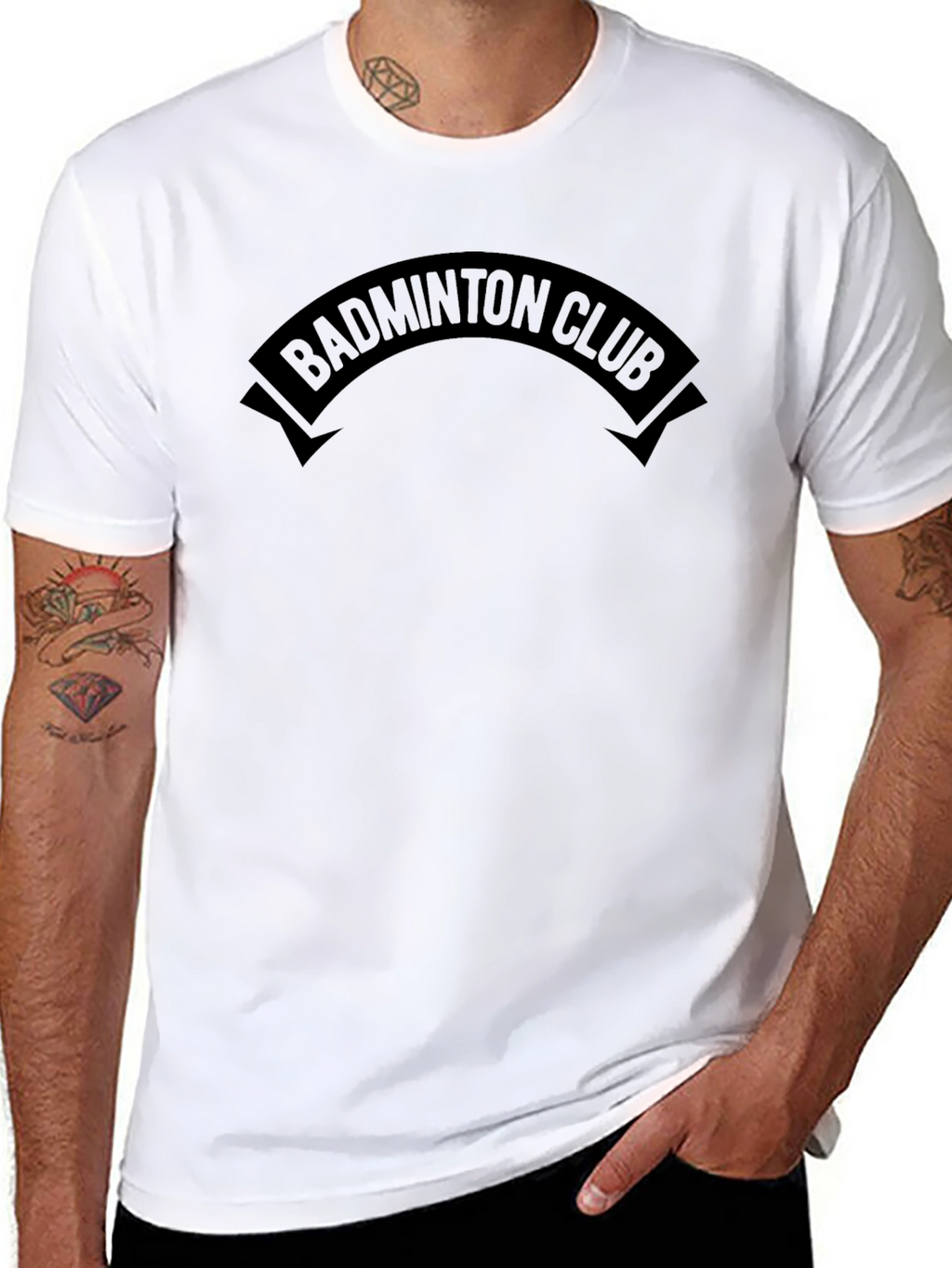 Badminton Club Graphic Tee - Sporty Casual Wear