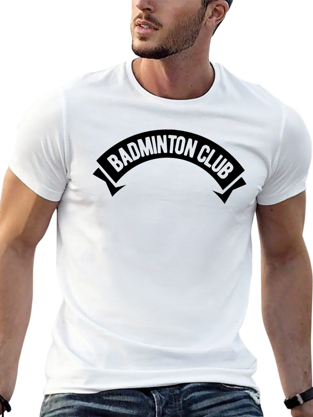 Badminton Club Graphic Tee - Sporty Casual Wear