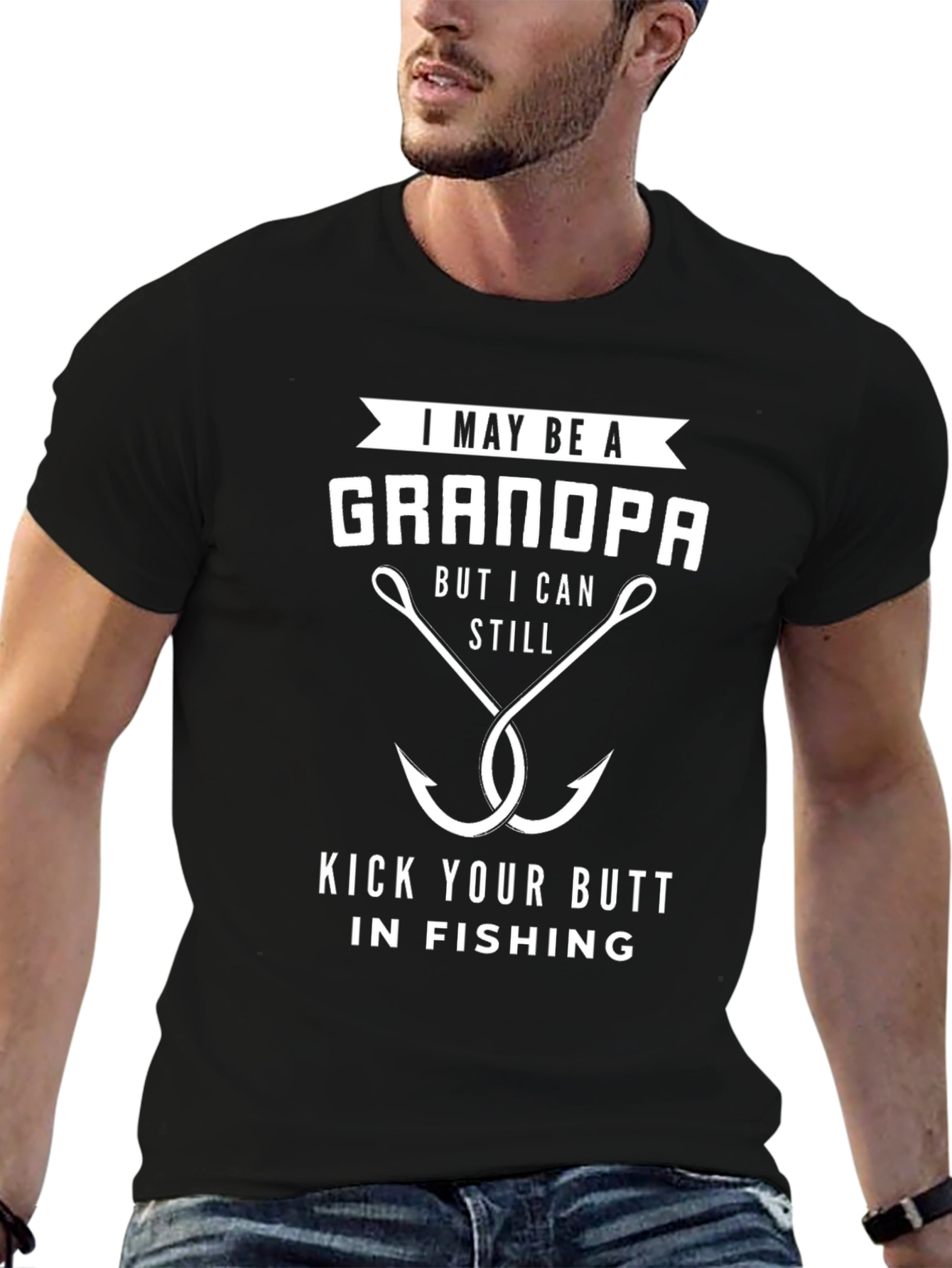 Grandpa Fishing T-Shirt - I May Be a Grandpa