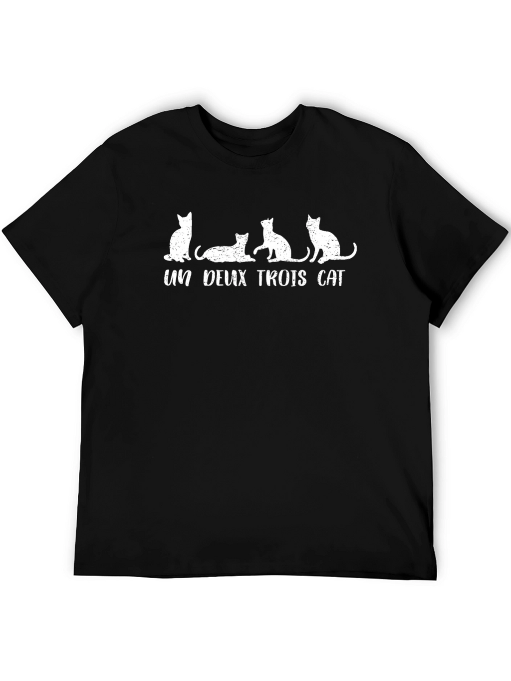 Un Deux Trois Cat Graphic T-Shirt