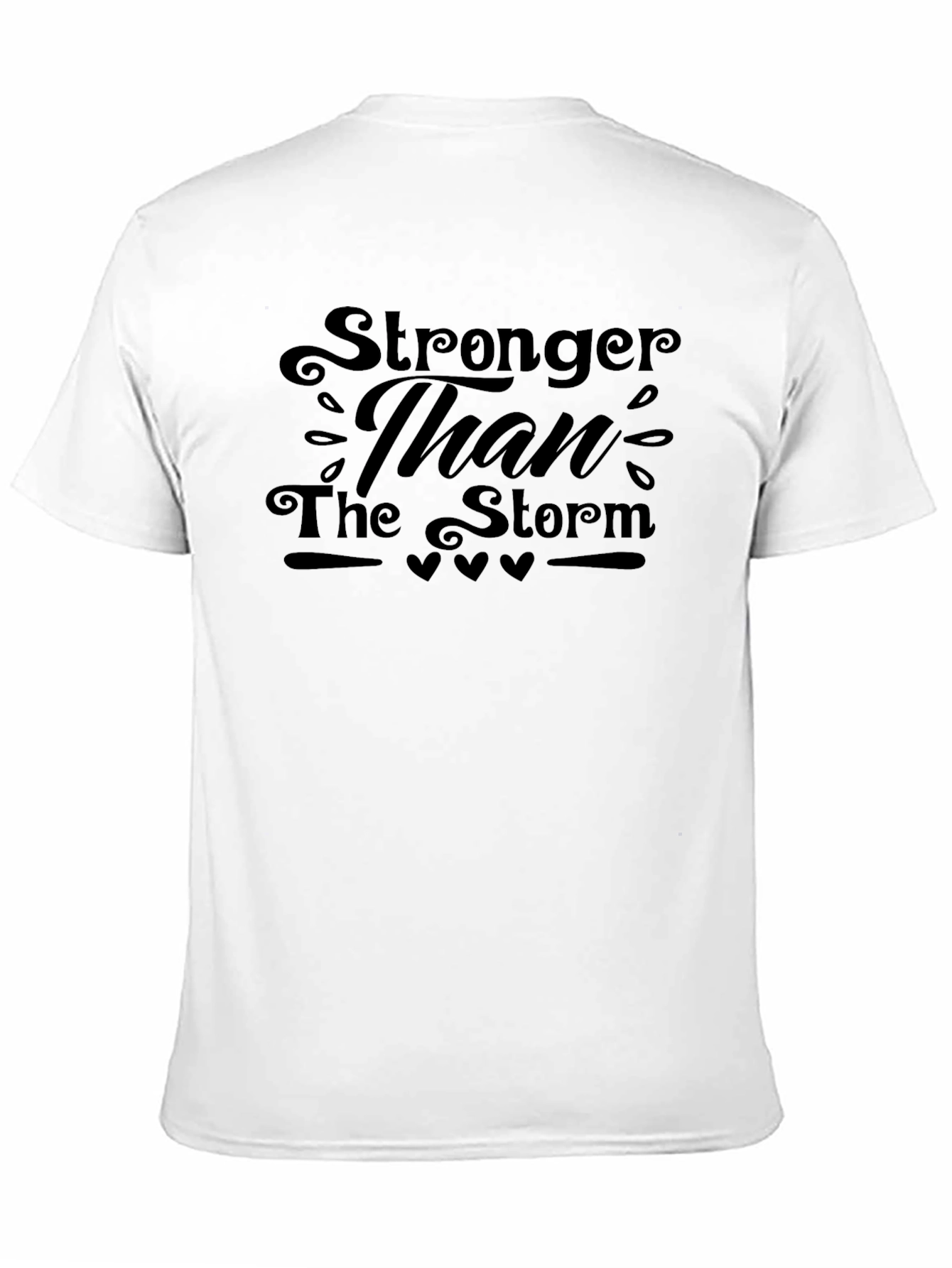 Stronger Than The Storm Black T-Shirt