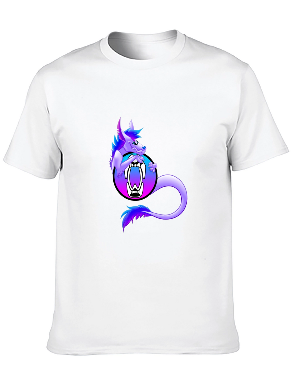Monster Graphic T-Shirt Black Cotton Tee