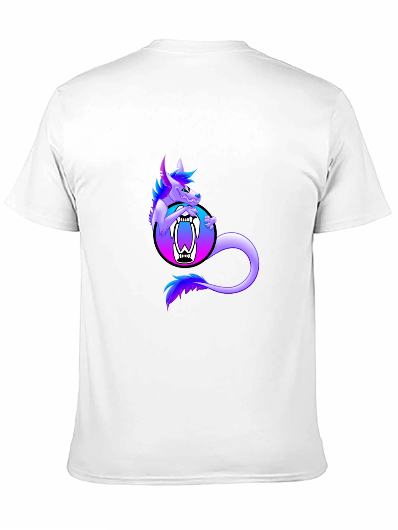 Monster Graphic T-Shirt Black Cotton Tee