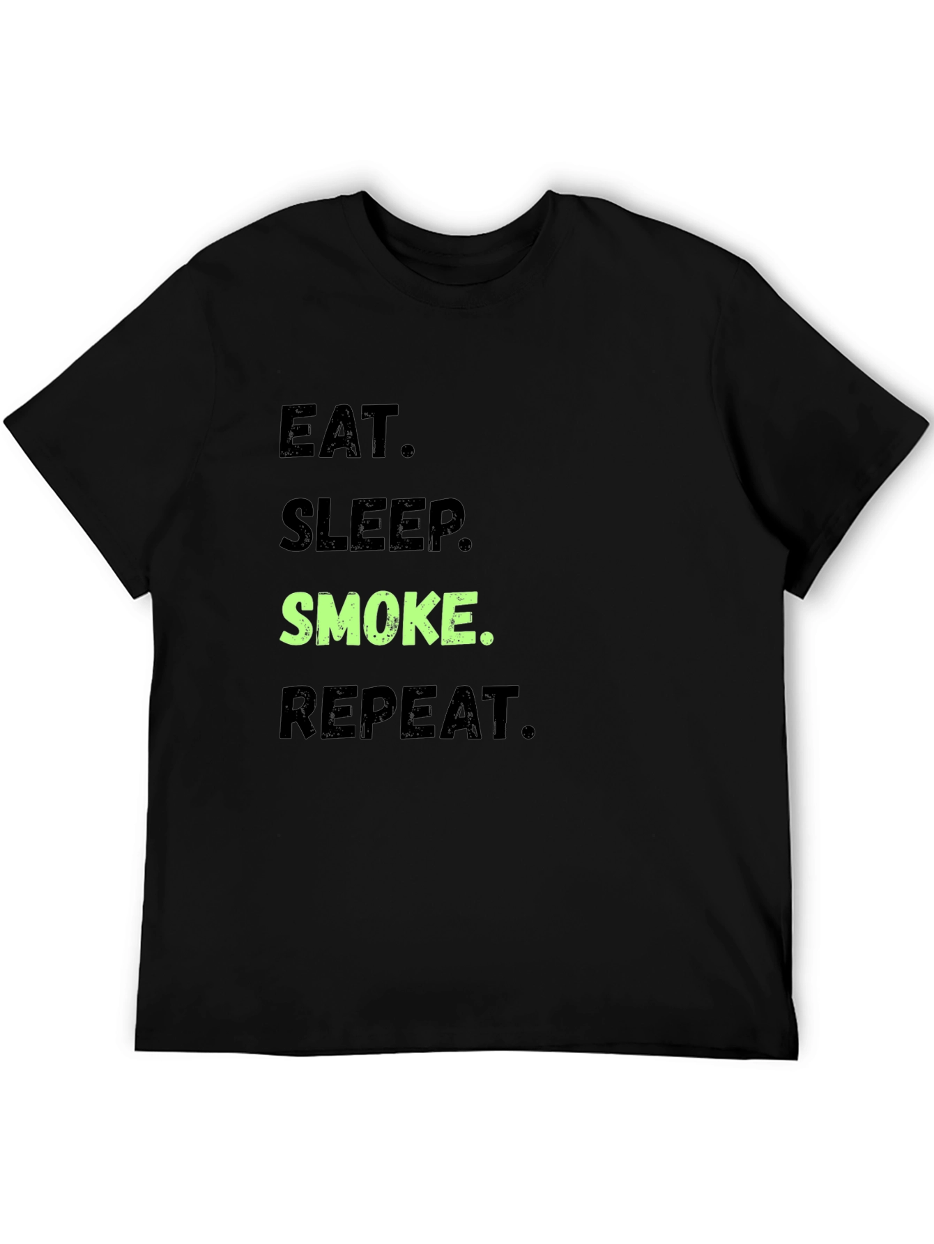 Eat Sleep Smoke Repeat Graphic Tee