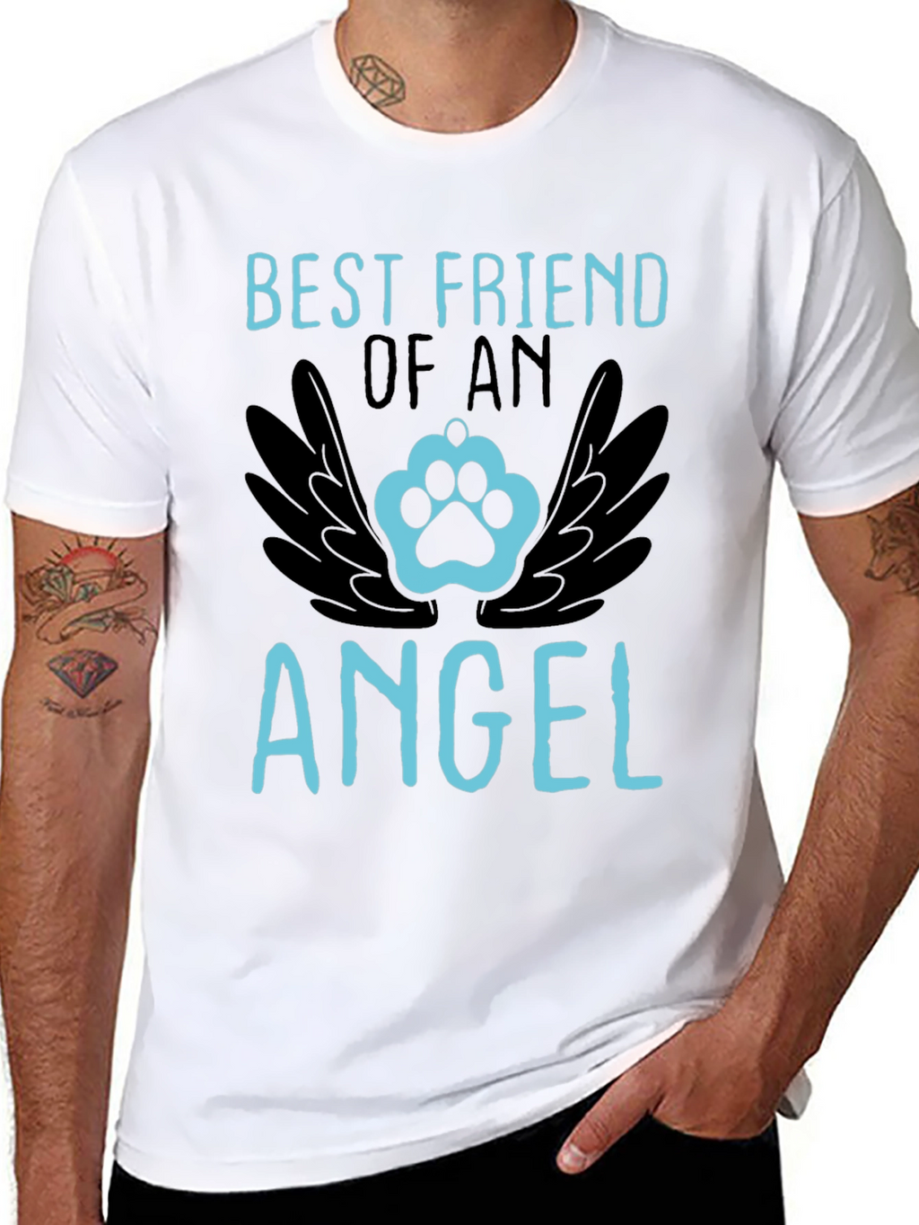 Best Friend of an Angel Pet Memorial T-Shirt