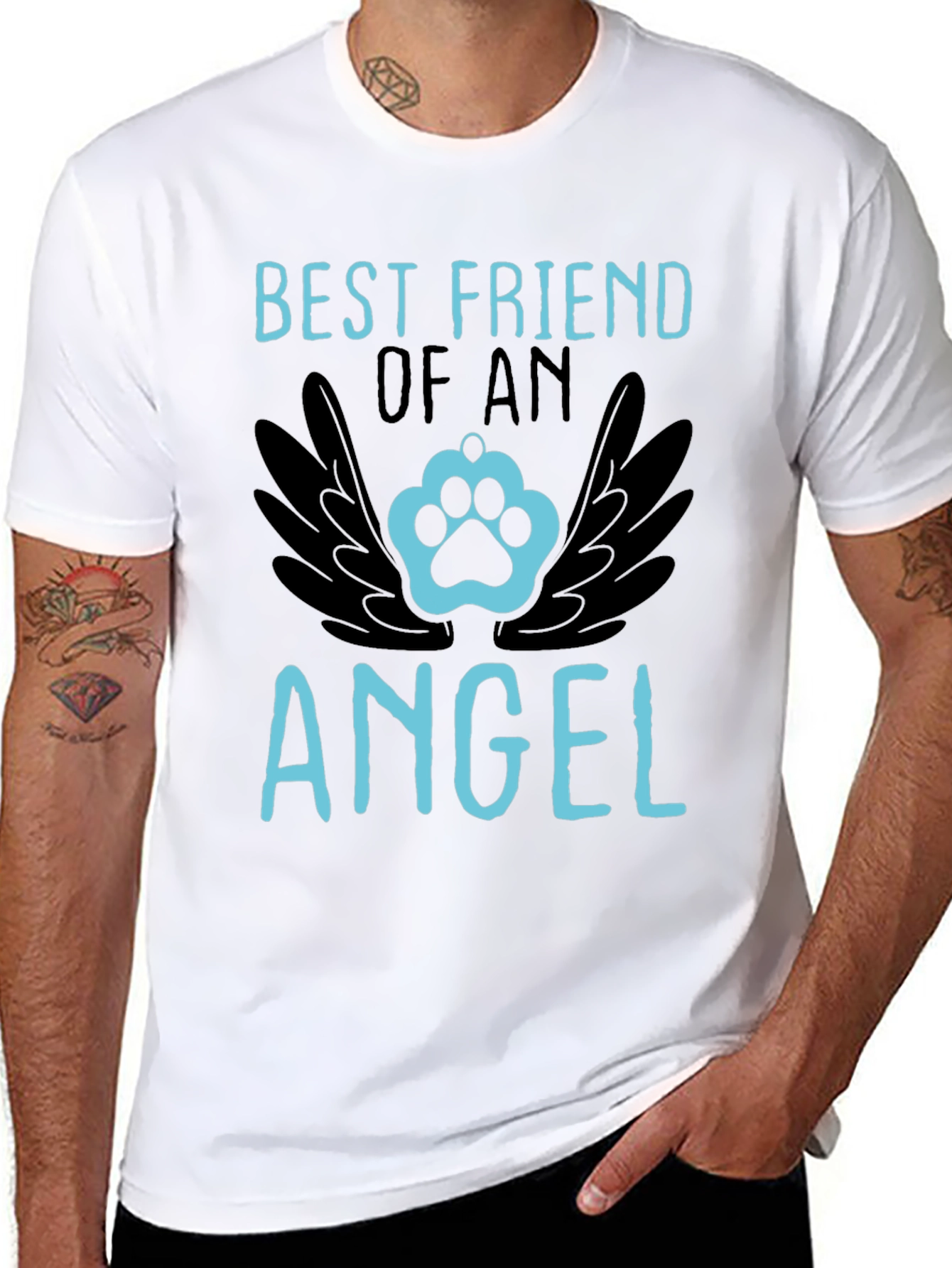 Best Friend of an Angel Pet Memorial T-Shirt