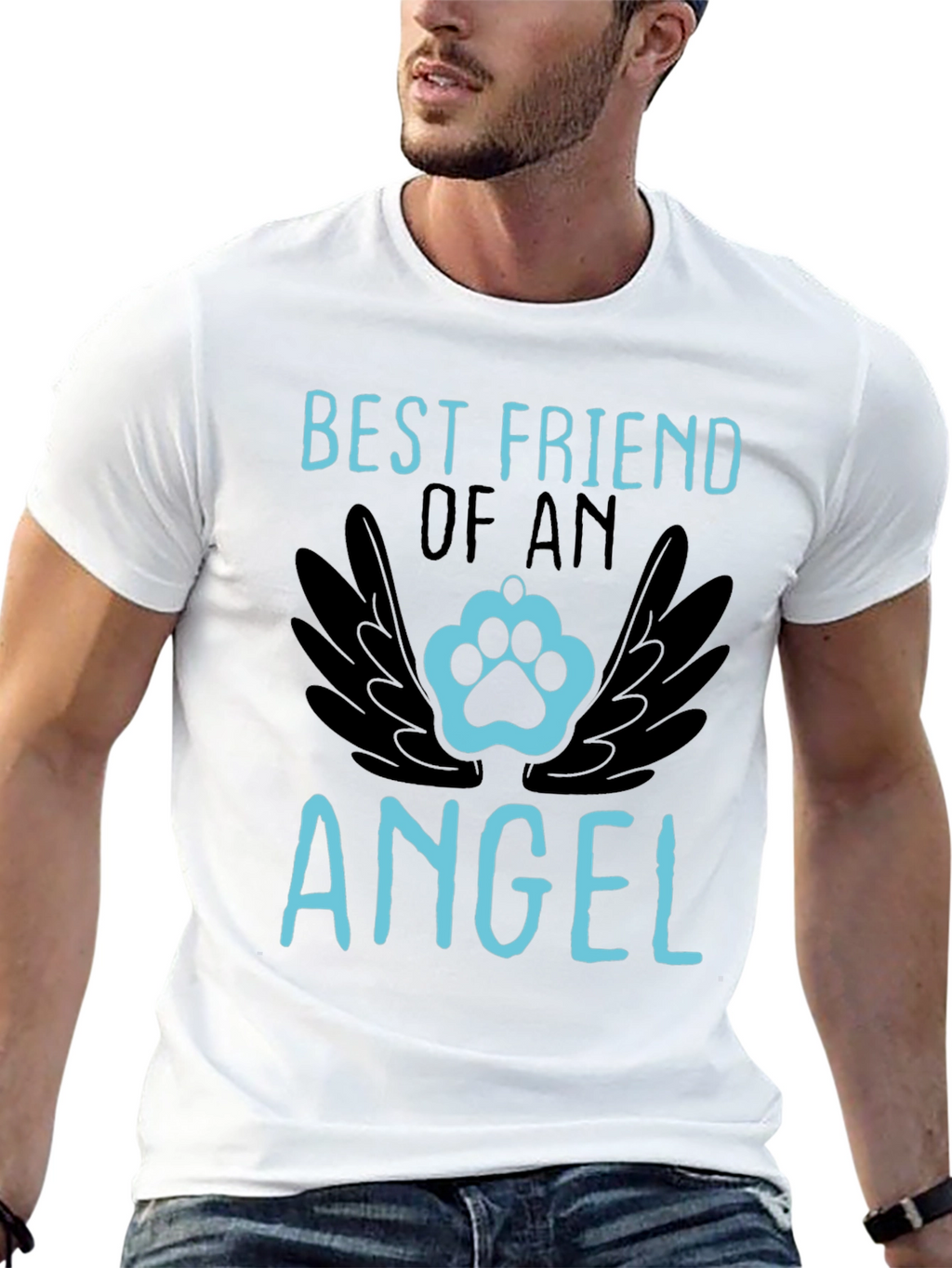 Best Friend of an Angel Pet Memorial T-Shirt