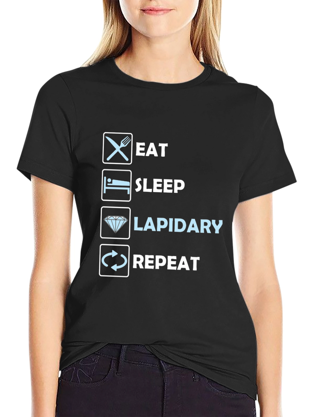 Eat Sleep Lapidary Repeat T-Shirt
