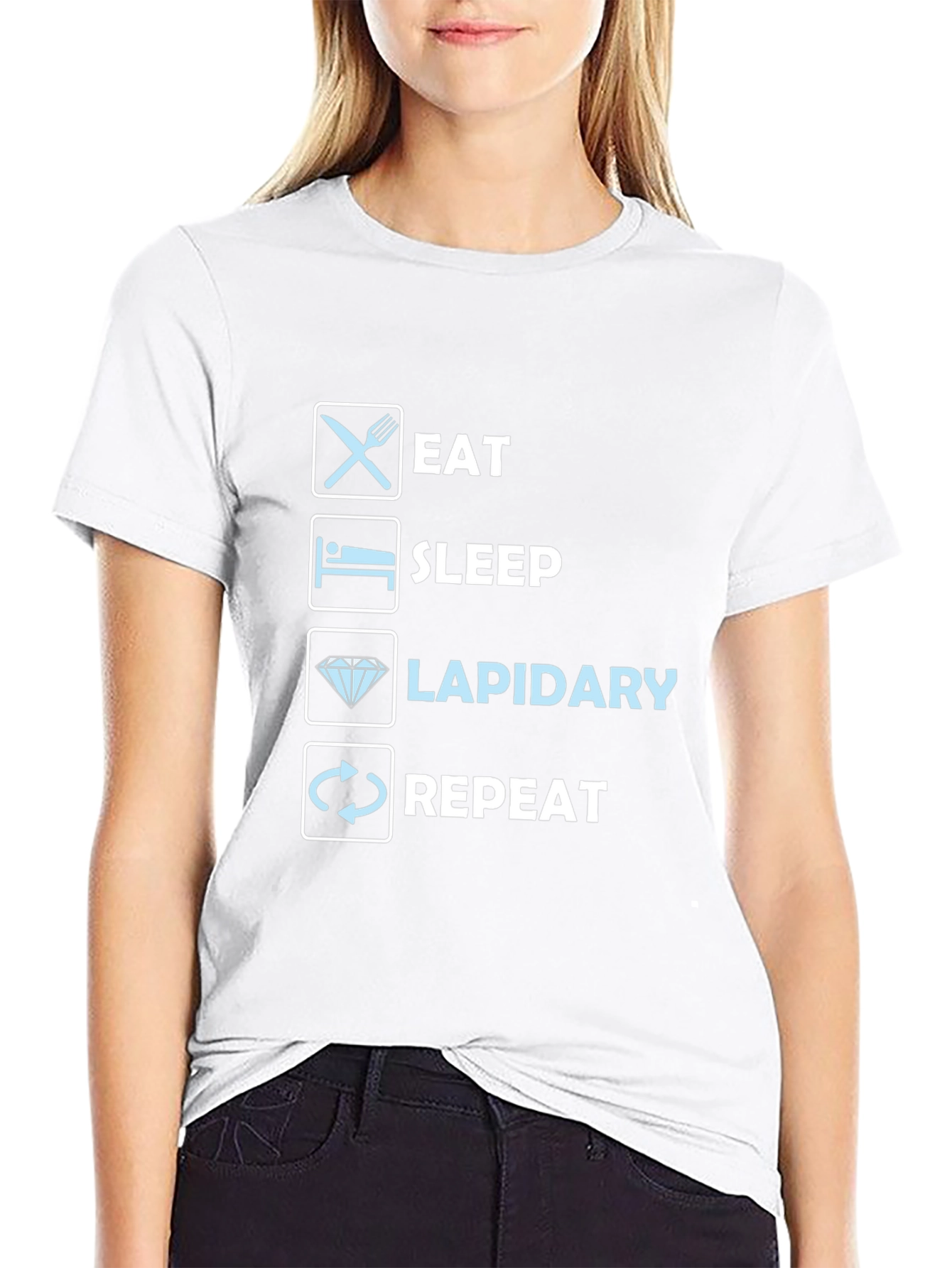 Eat Sleep Lapidary Repeat T-Shirt