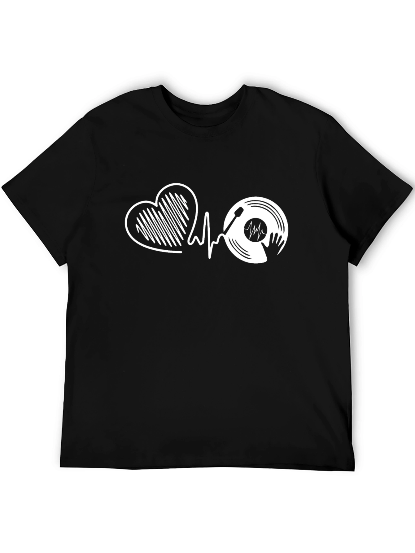DJ Heartbeat T-Shirt - Music Lover Tee