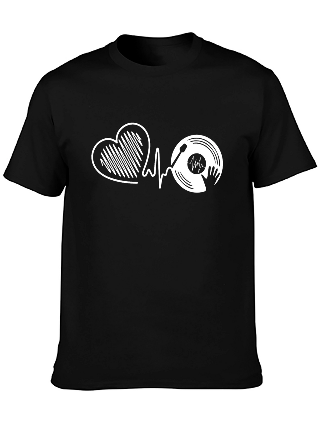 DJ Heartbeat T-Shirt - Music Lover Tee