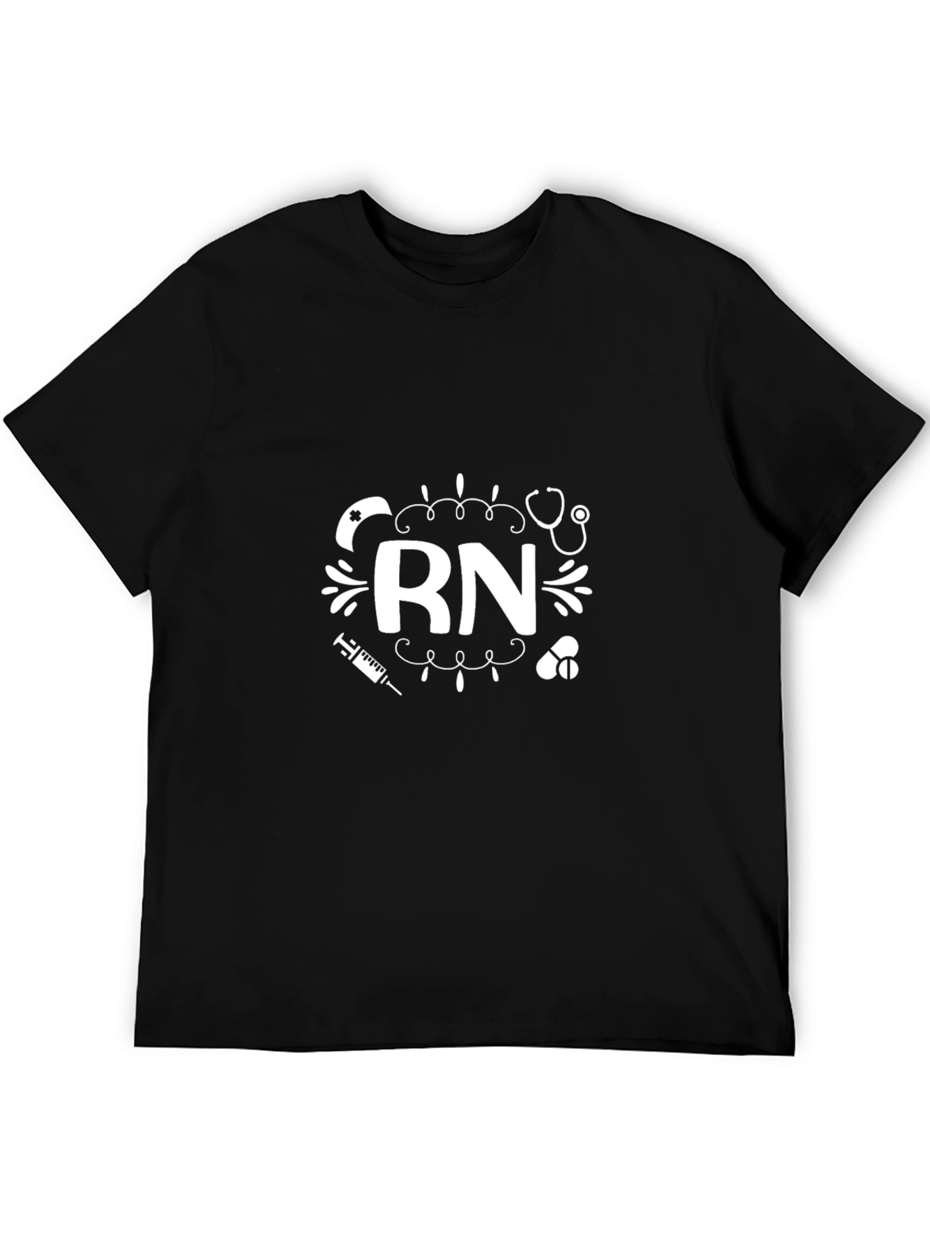 RN Nurse Graphic T-Shirt - Registered Nurse Apparel