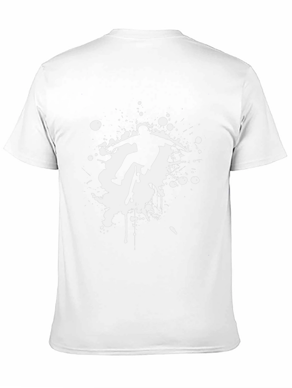 Skateboarder Graphic Black T-Shirt