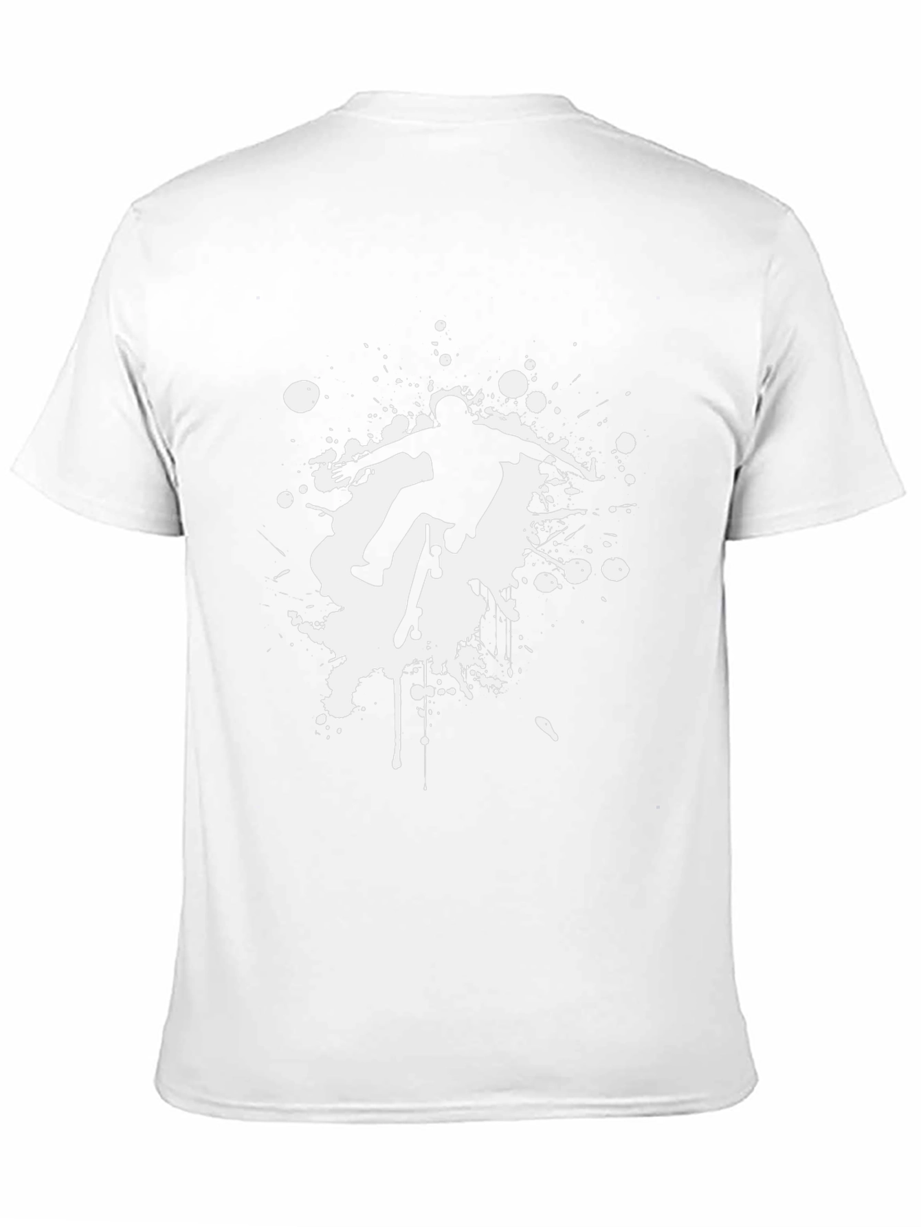 Skateboarder Graphic Black T-Shirt