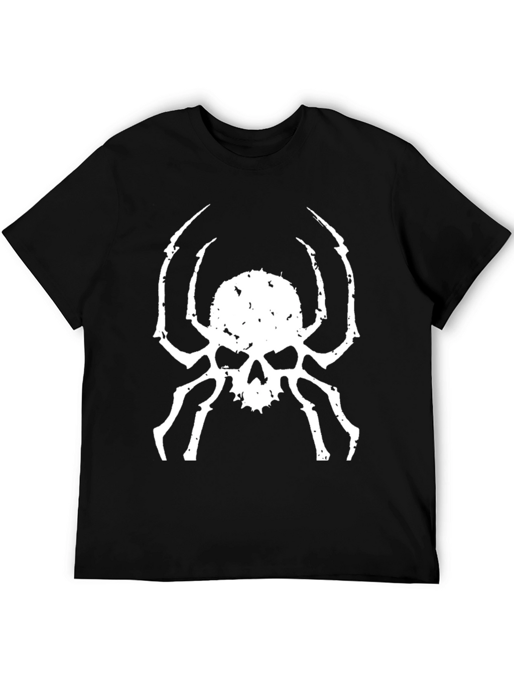 Skull Spider Graphic Tee - Mens Black T-Shirt