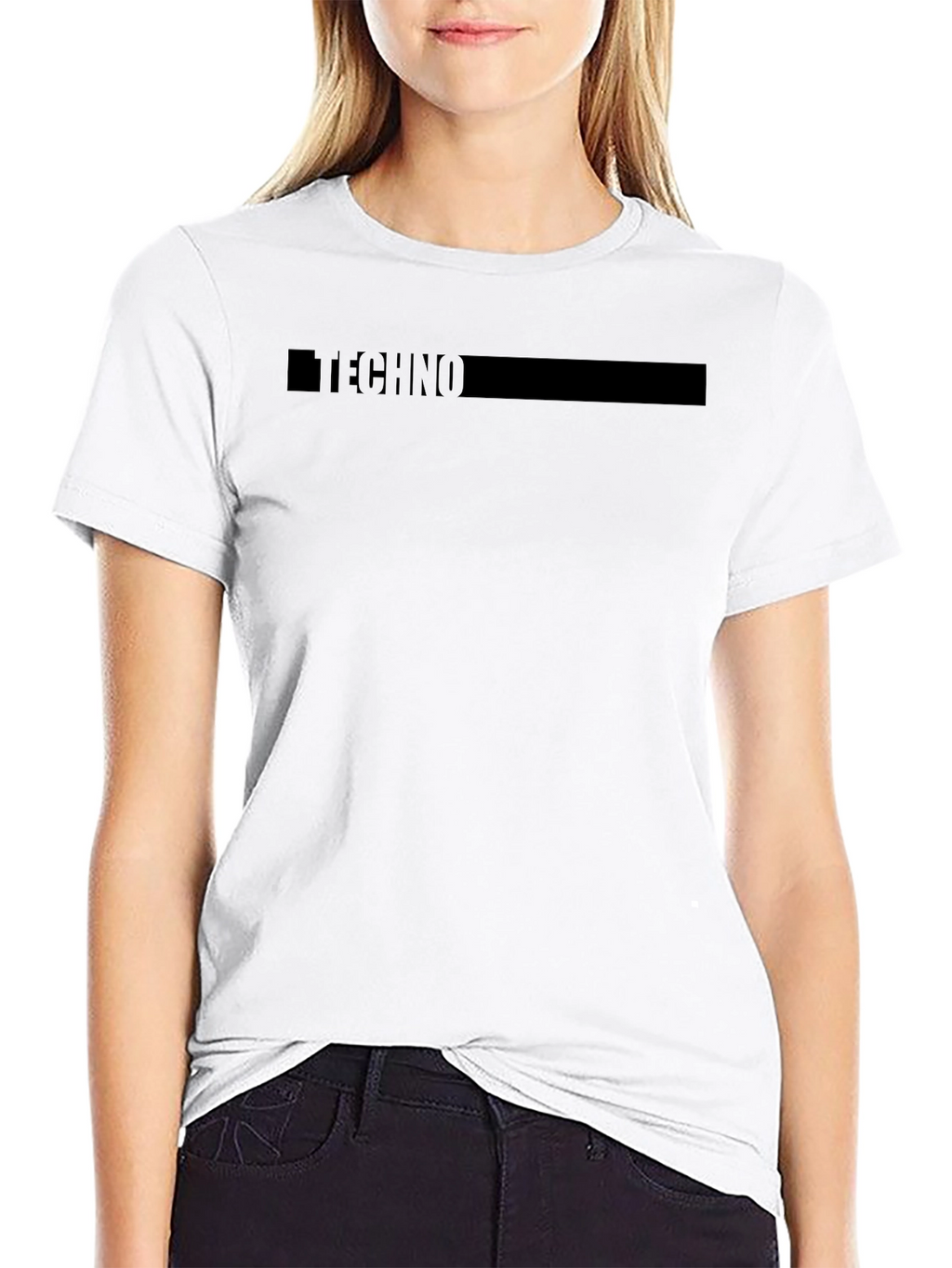 Techno Graphic Black T-Shirt