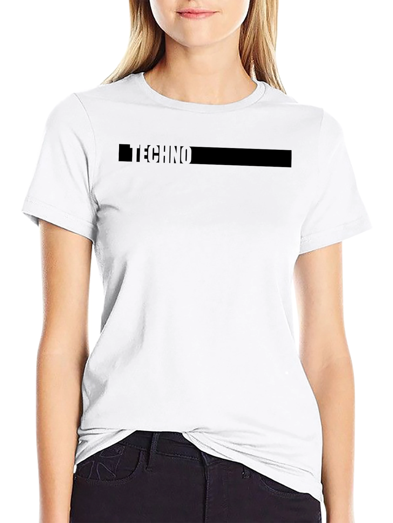Techno Graphic Black T-Shirt