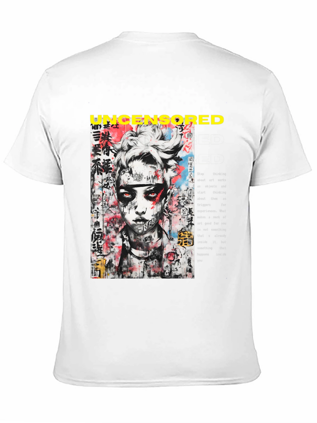 Uncensored Graphic Tee - Edgy Streetwear