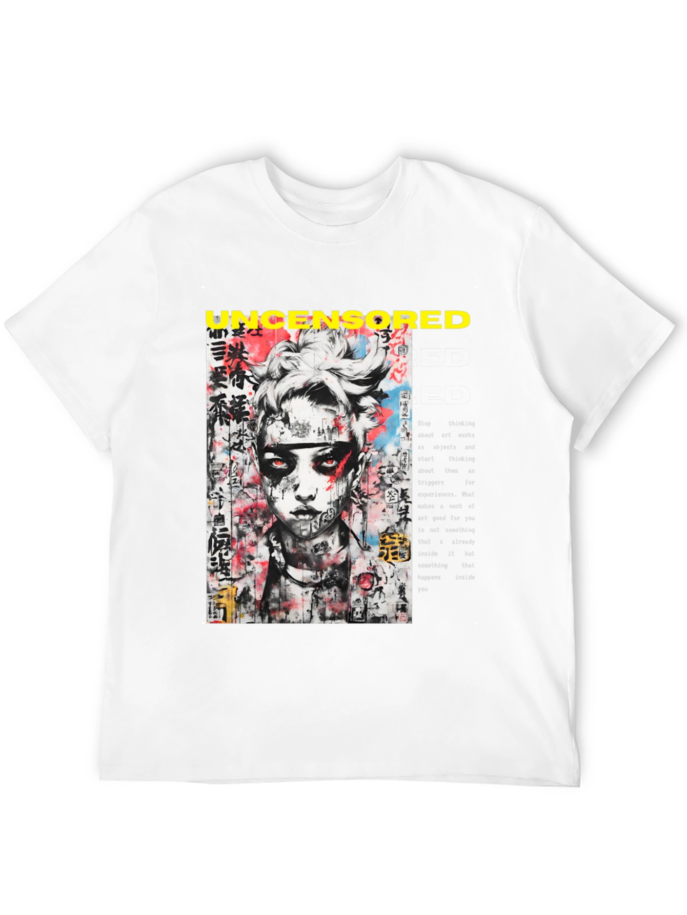 Uncensored Graphic Tee - Edgy Streetwear